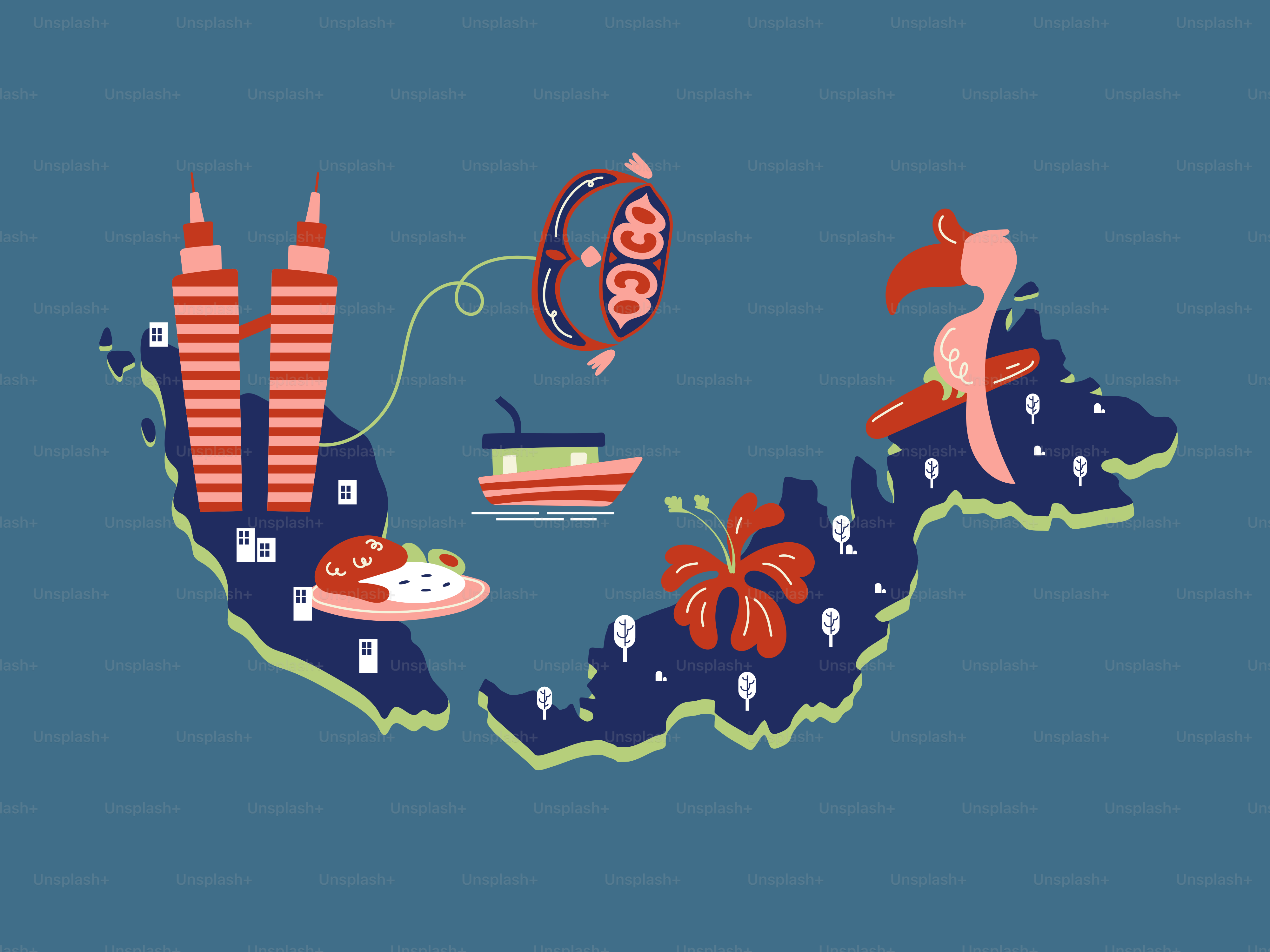 A cross stitch pattern of a map of the united states