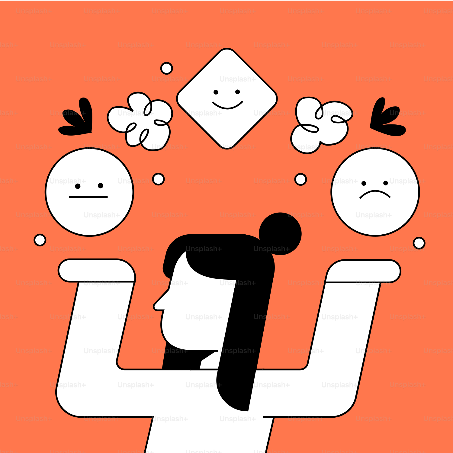 A man holding a barbell in front of his face