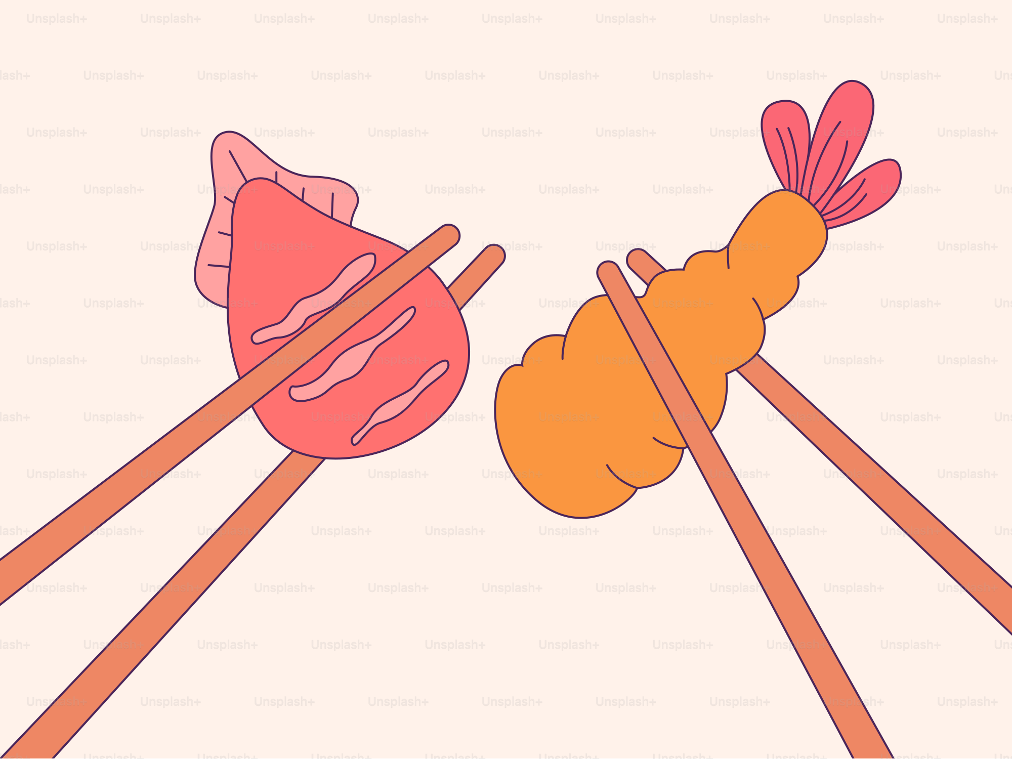 A couple of skewers of food sitting on top of each other