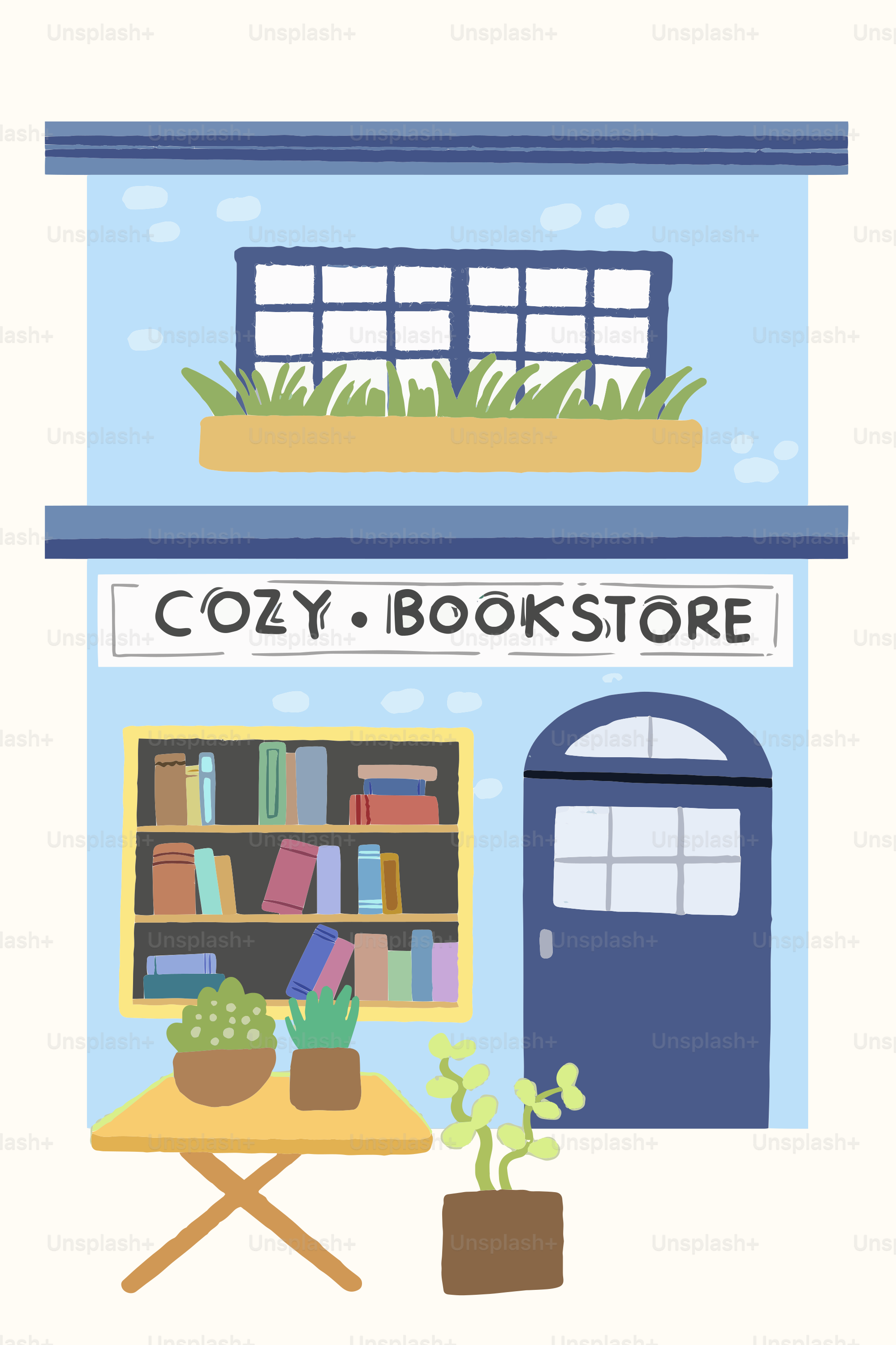 Une photo d’une librairie avec des livres sur les étagères