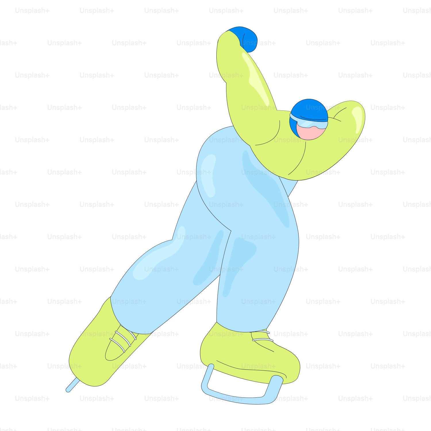 A person riding a snowboard down a snow covered slope