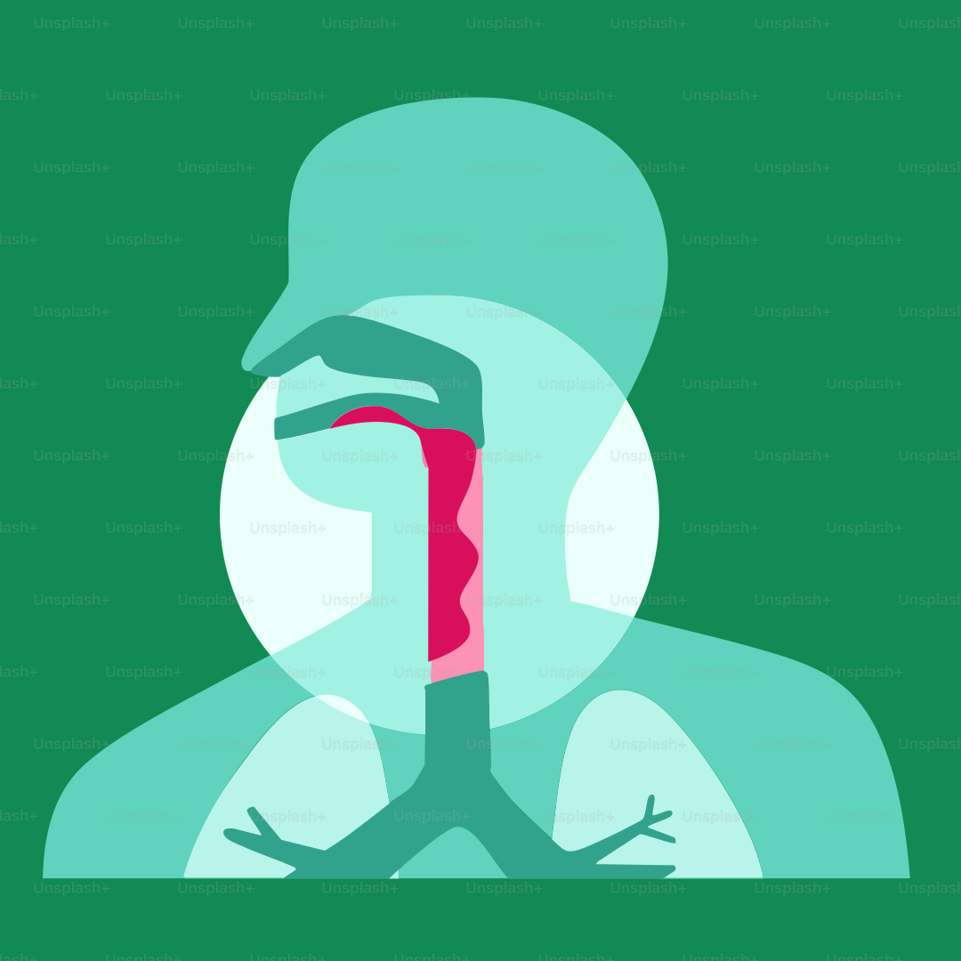 A person with their head in their hands