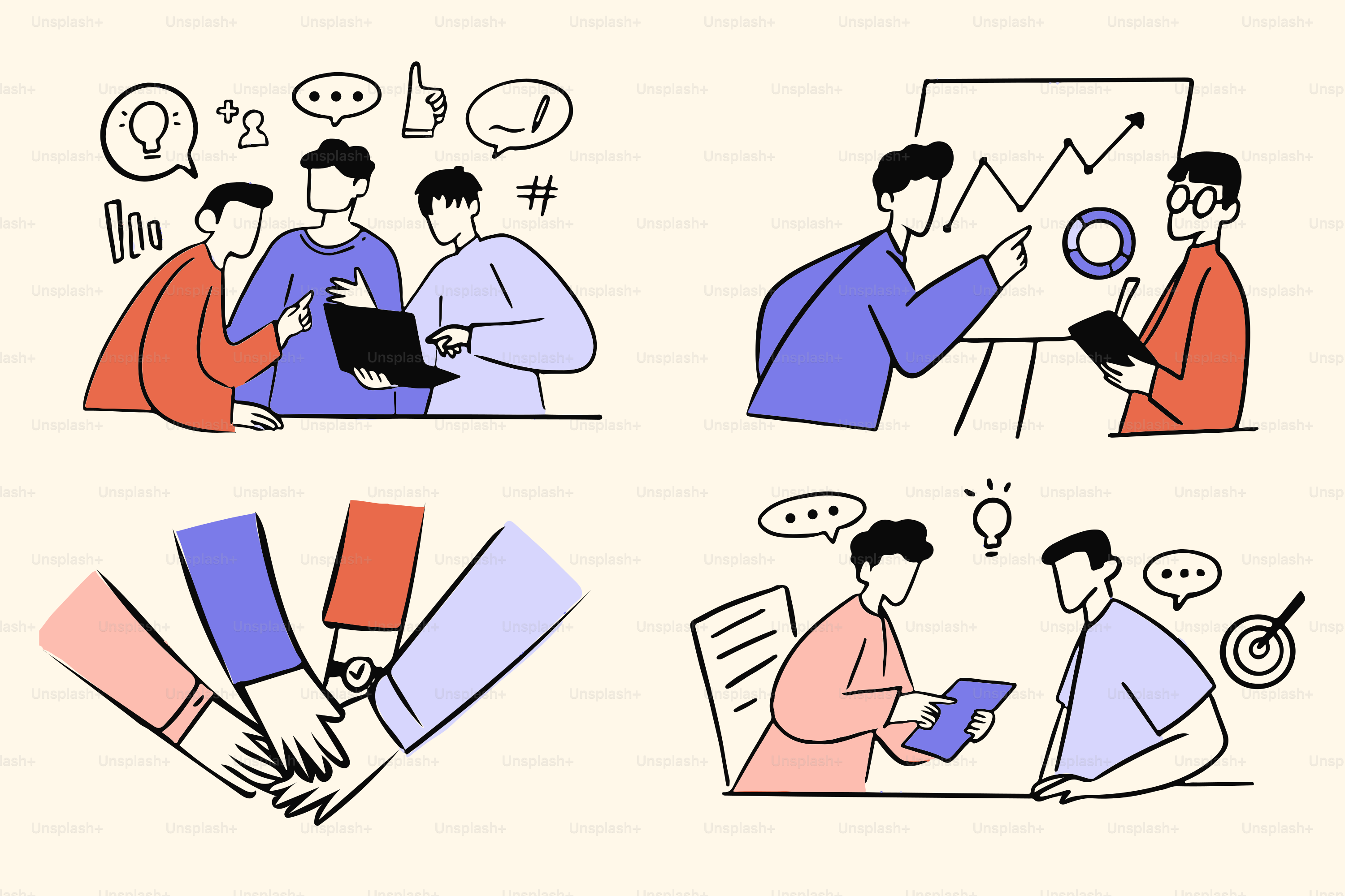 A group of people sitting around each other