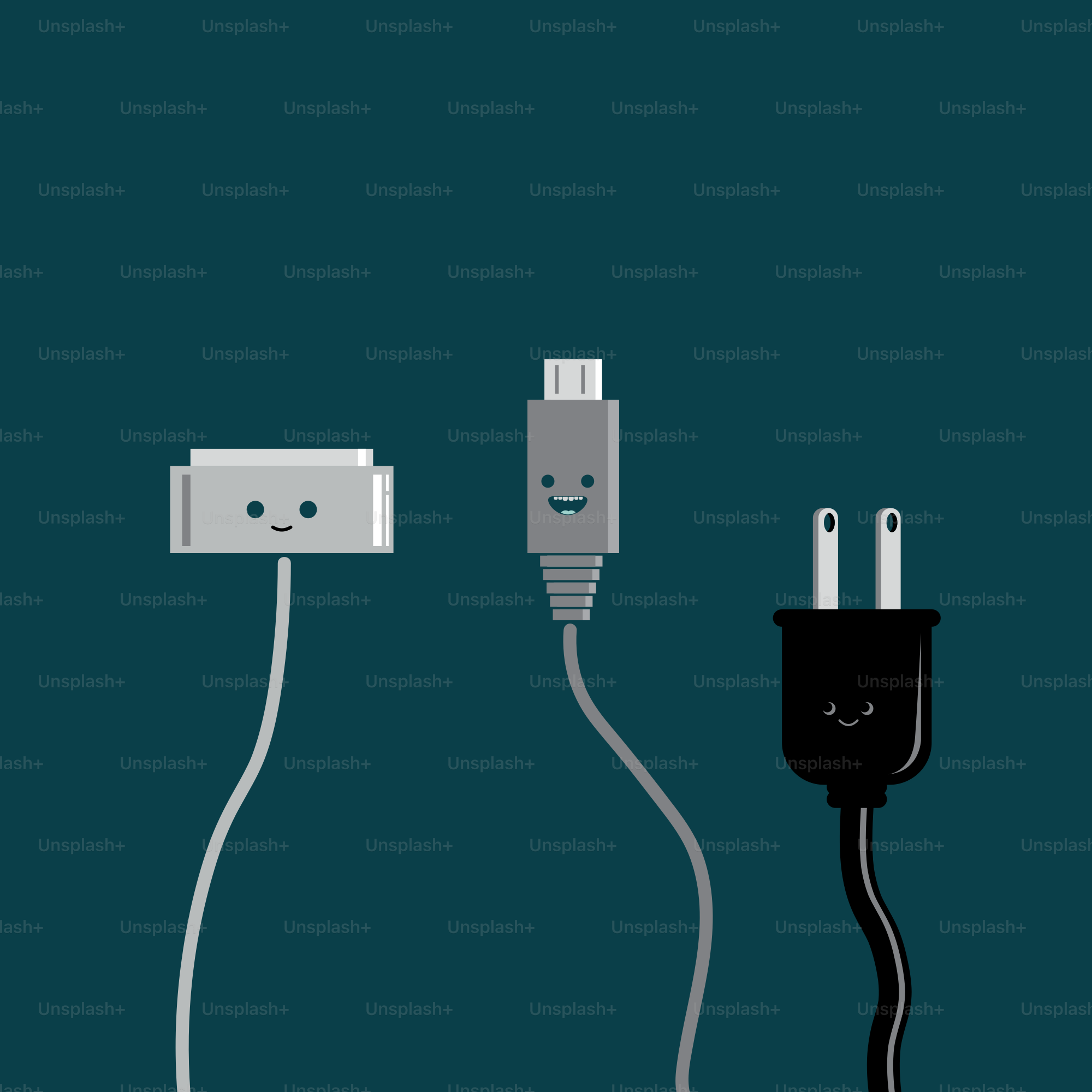 A couple of wires connected to each other