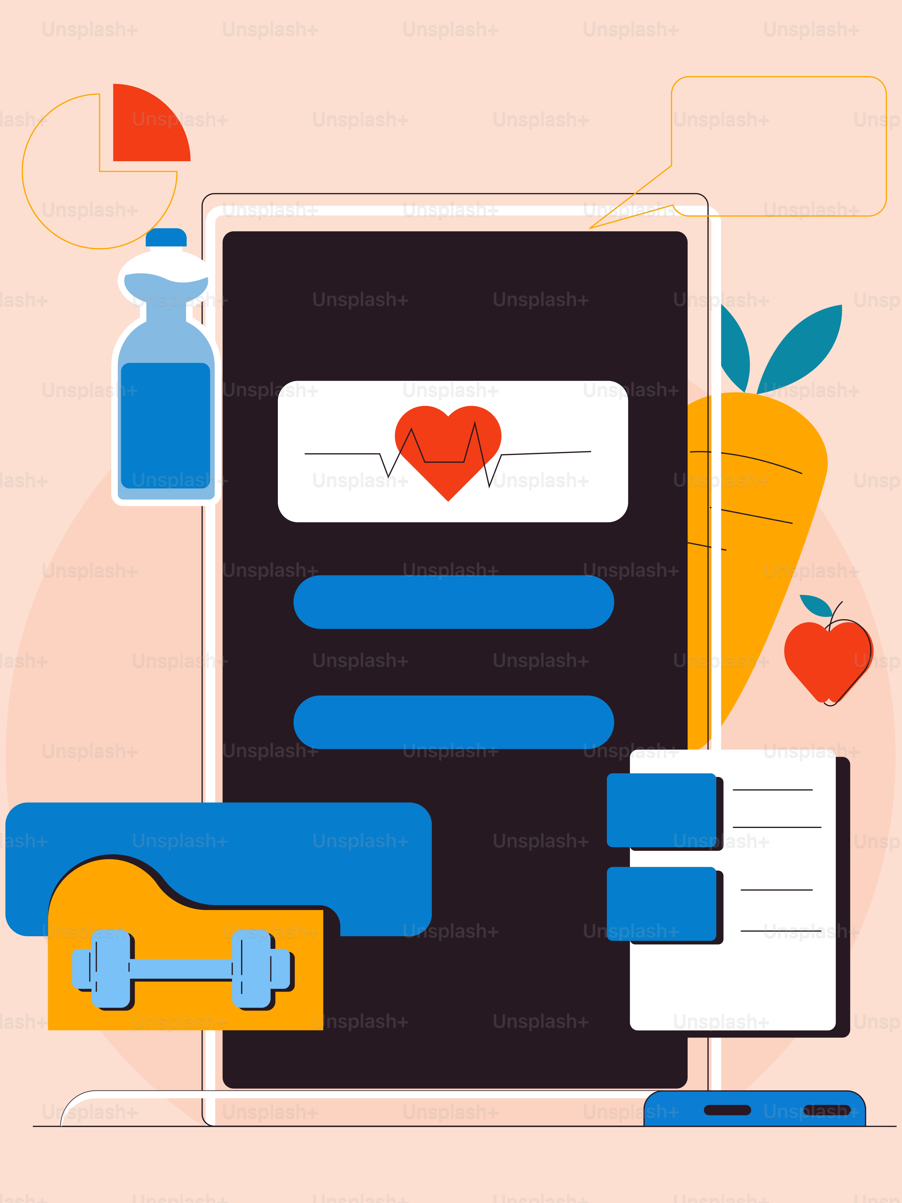 A phone with a heart on the screen