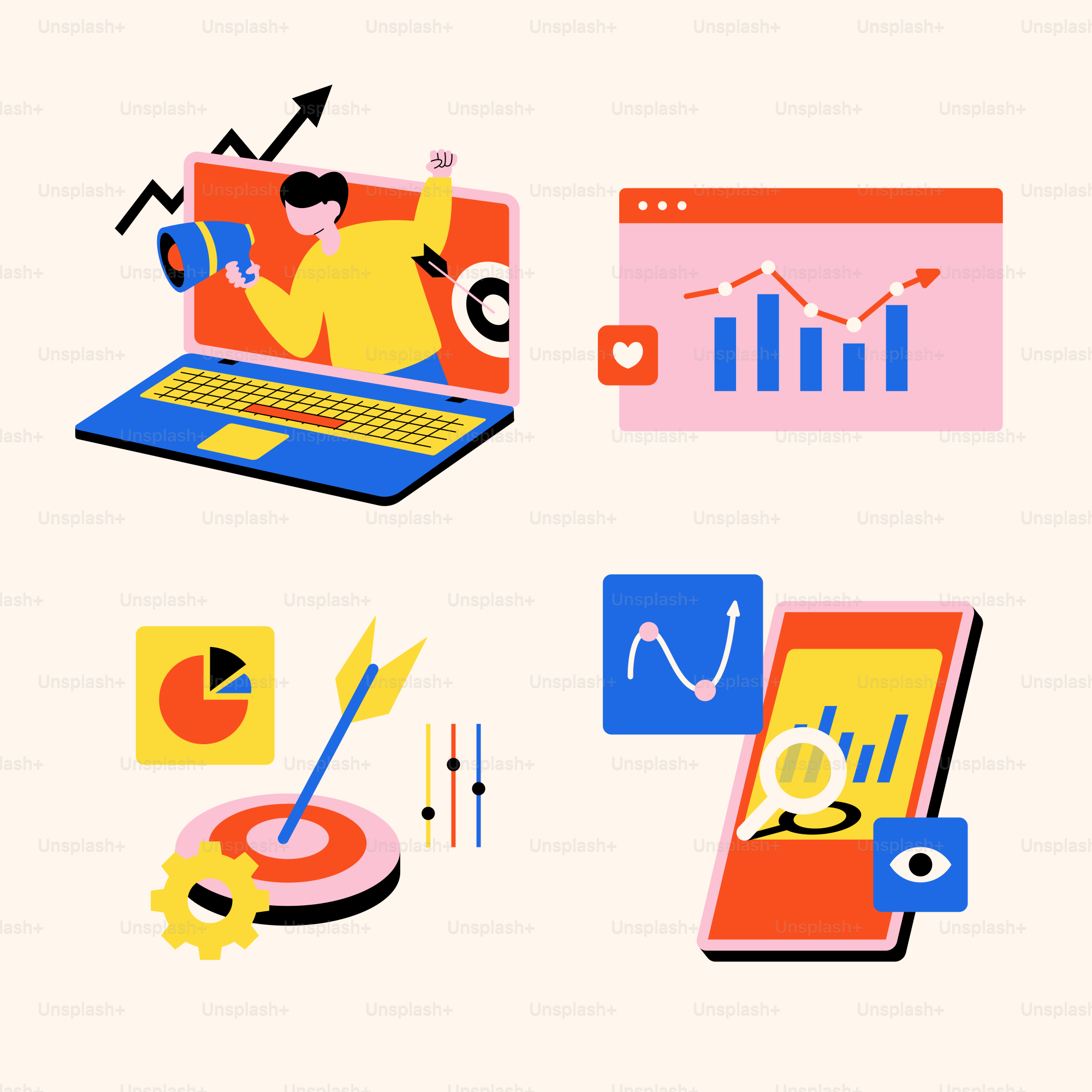 A bunch of different items that are on a table