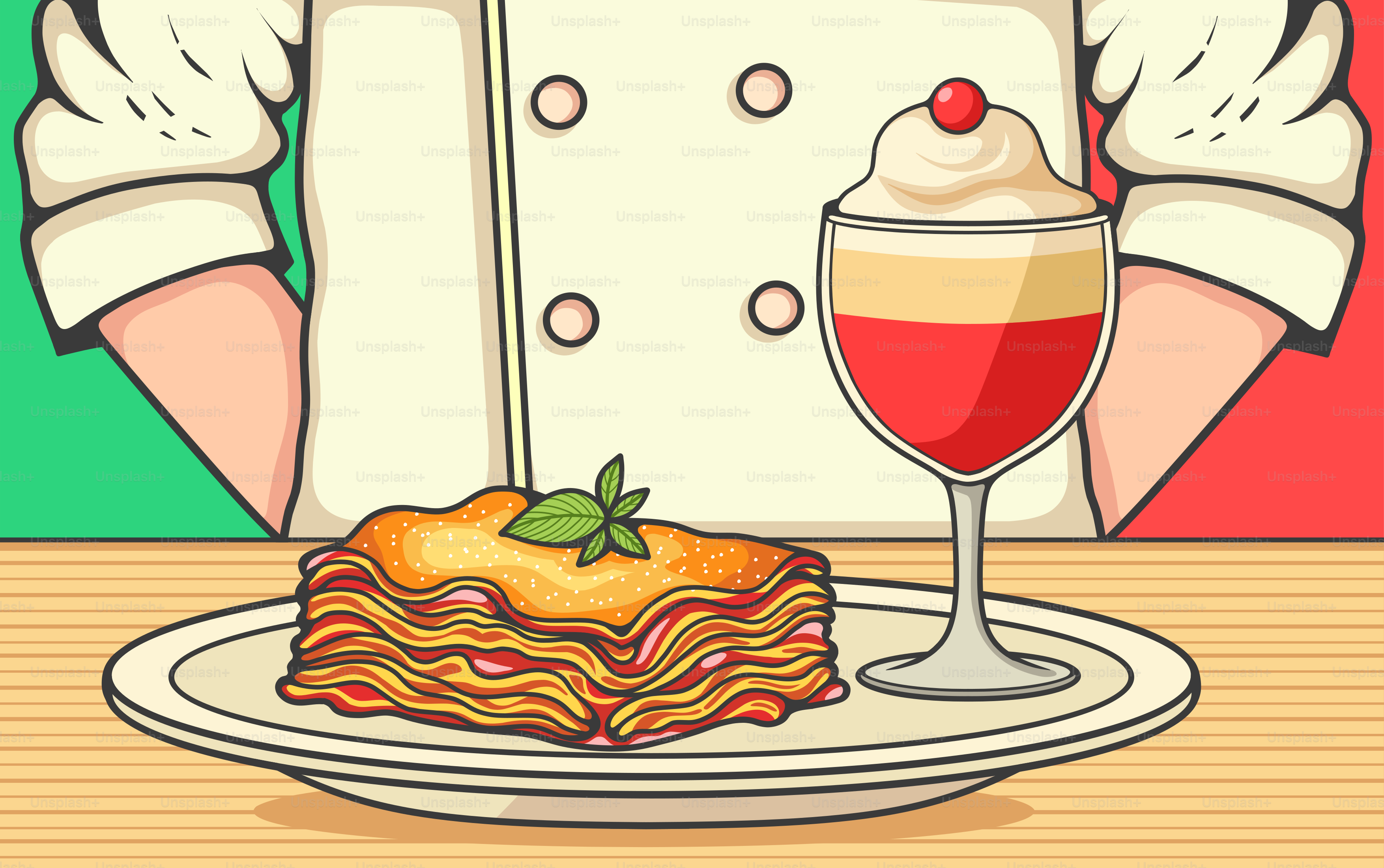 A person standing in front of a plate of food