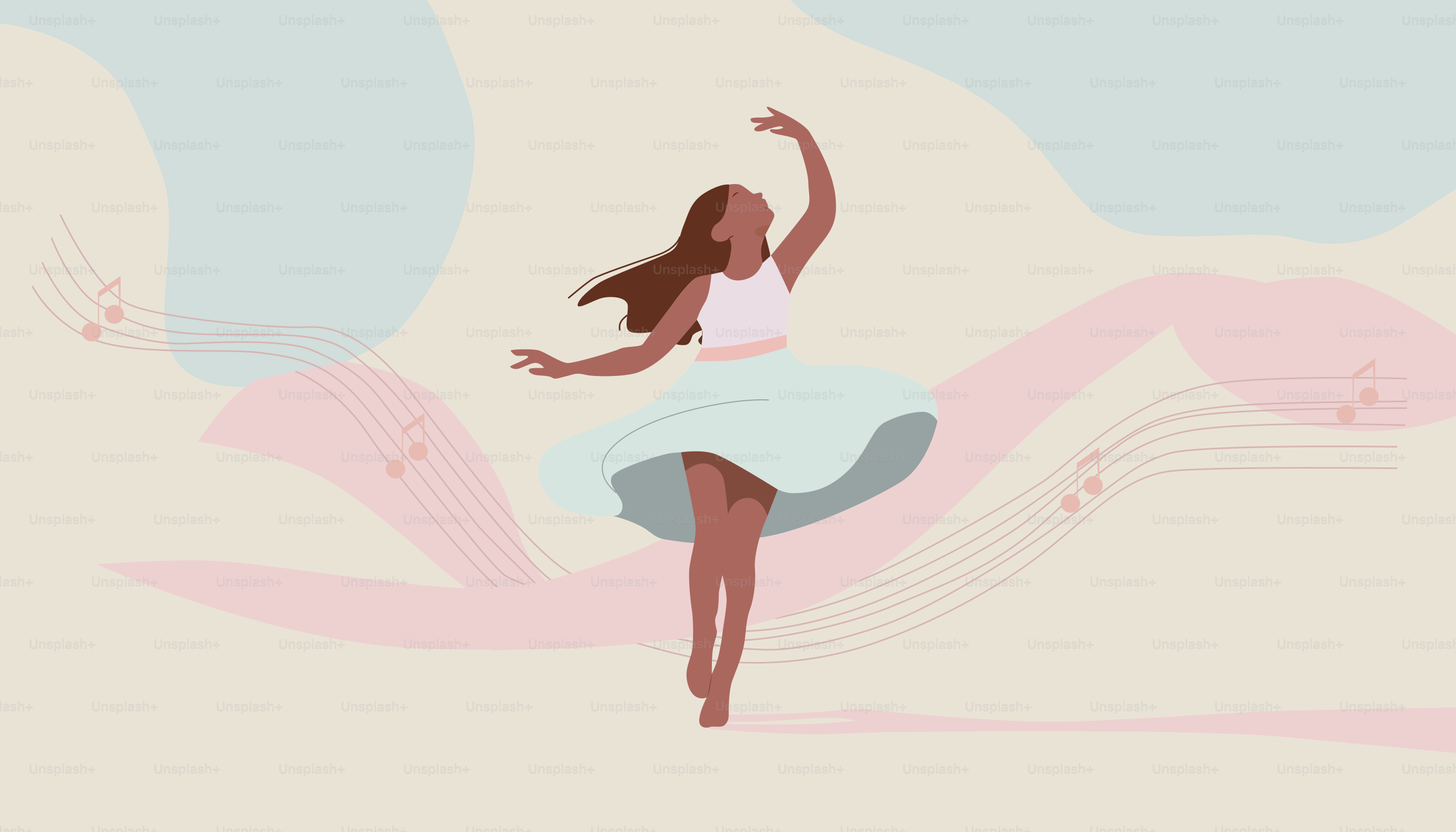 A woman in a white dress is dancing