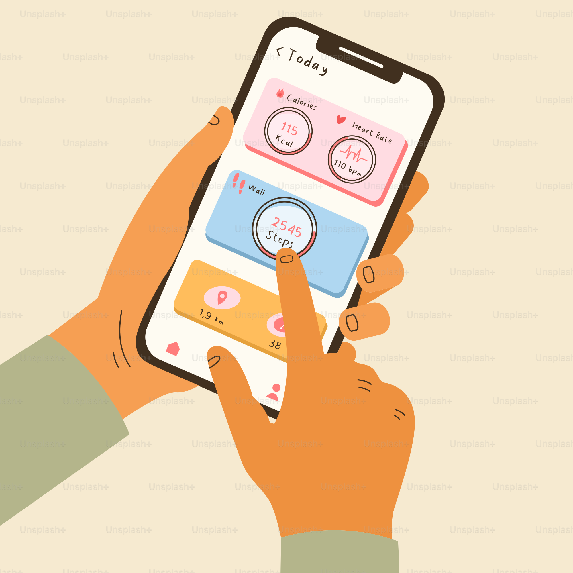 A person holding a cell phone in their hands