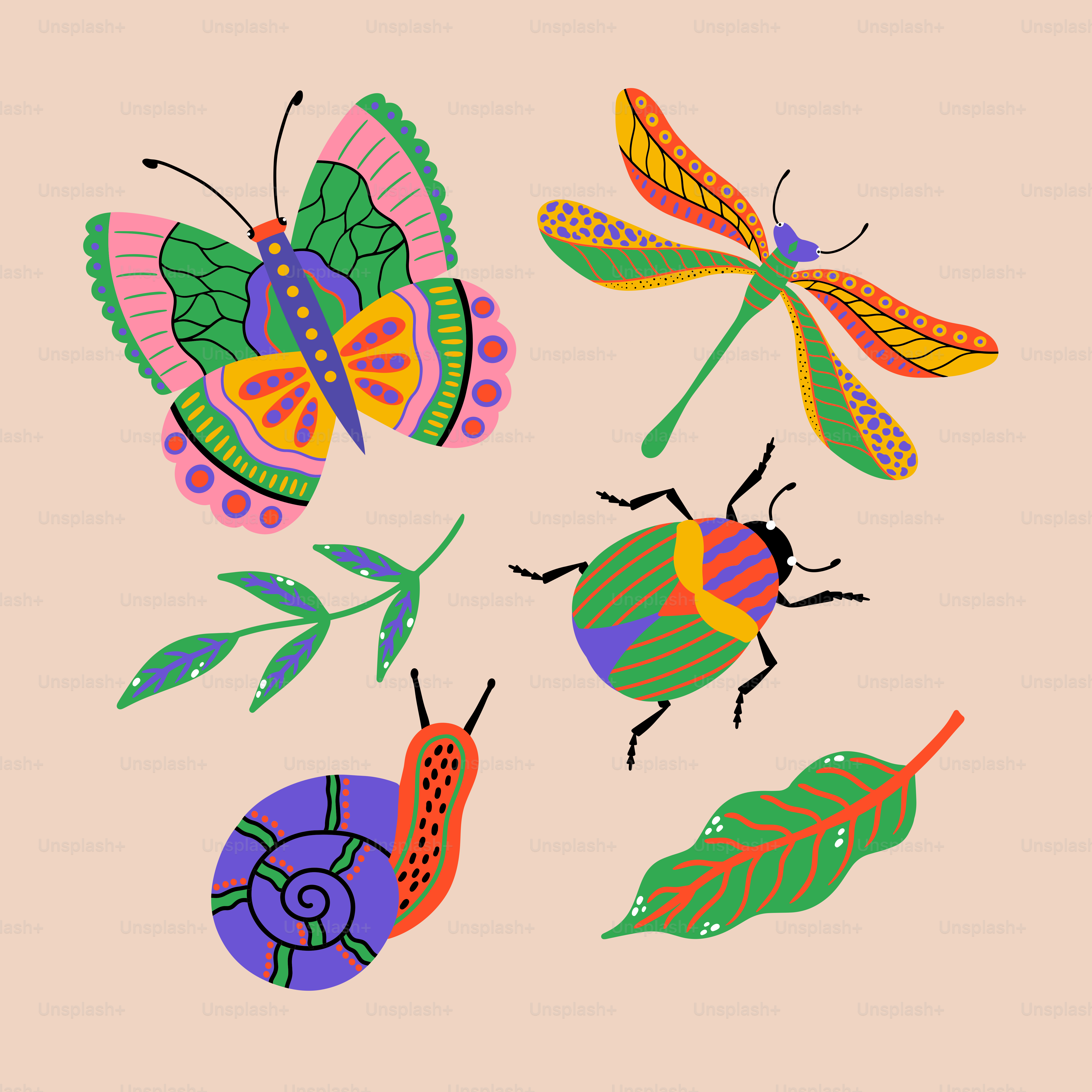 A group of bugs sitting on top of each other