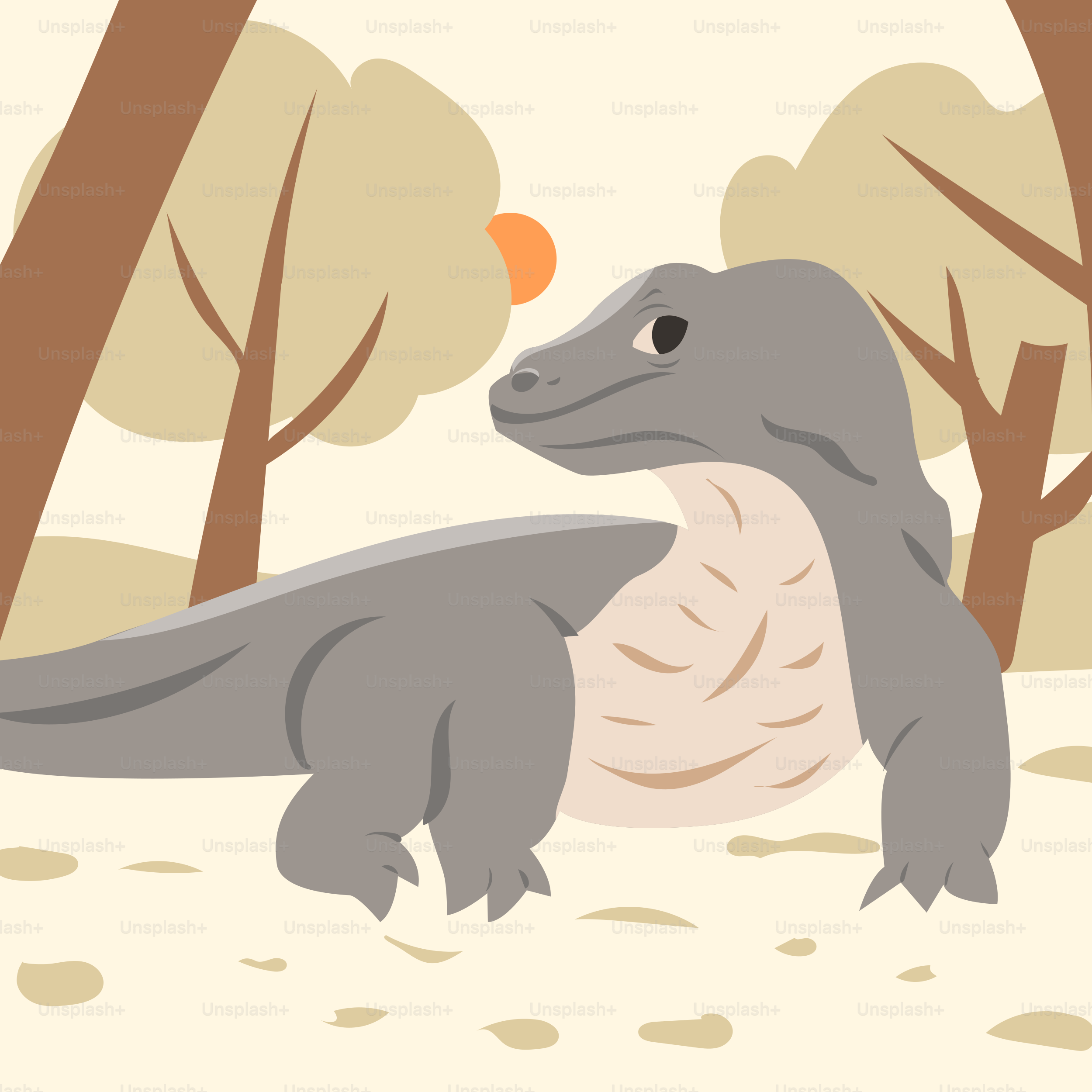 An animal that is standing in the snow