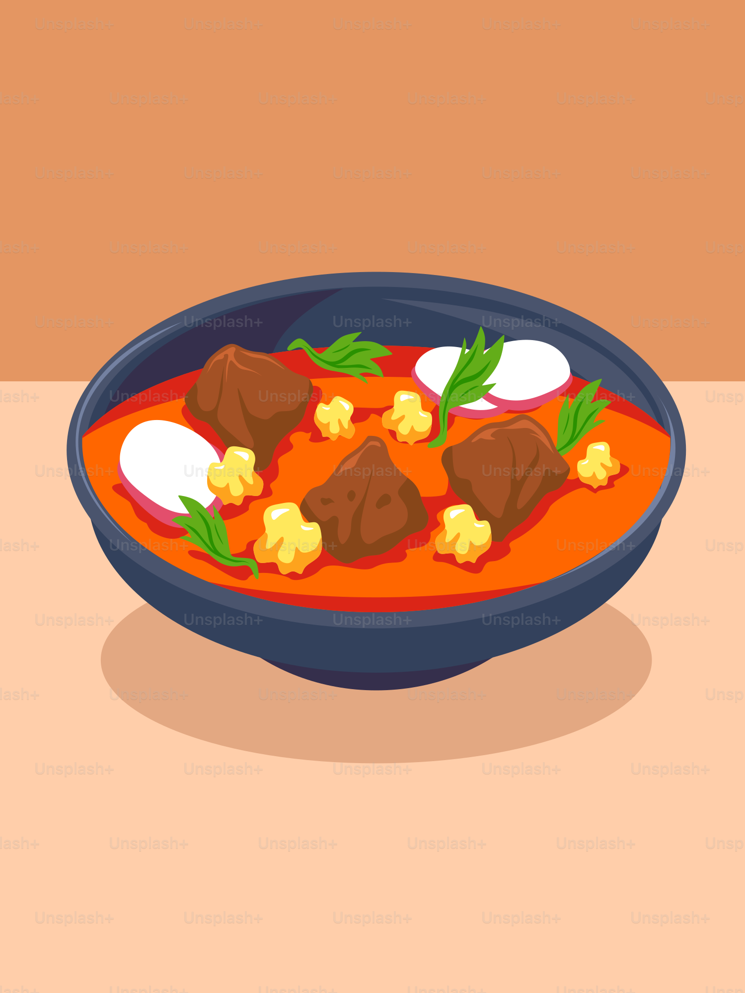 Un plato de comida sobre una mesa
