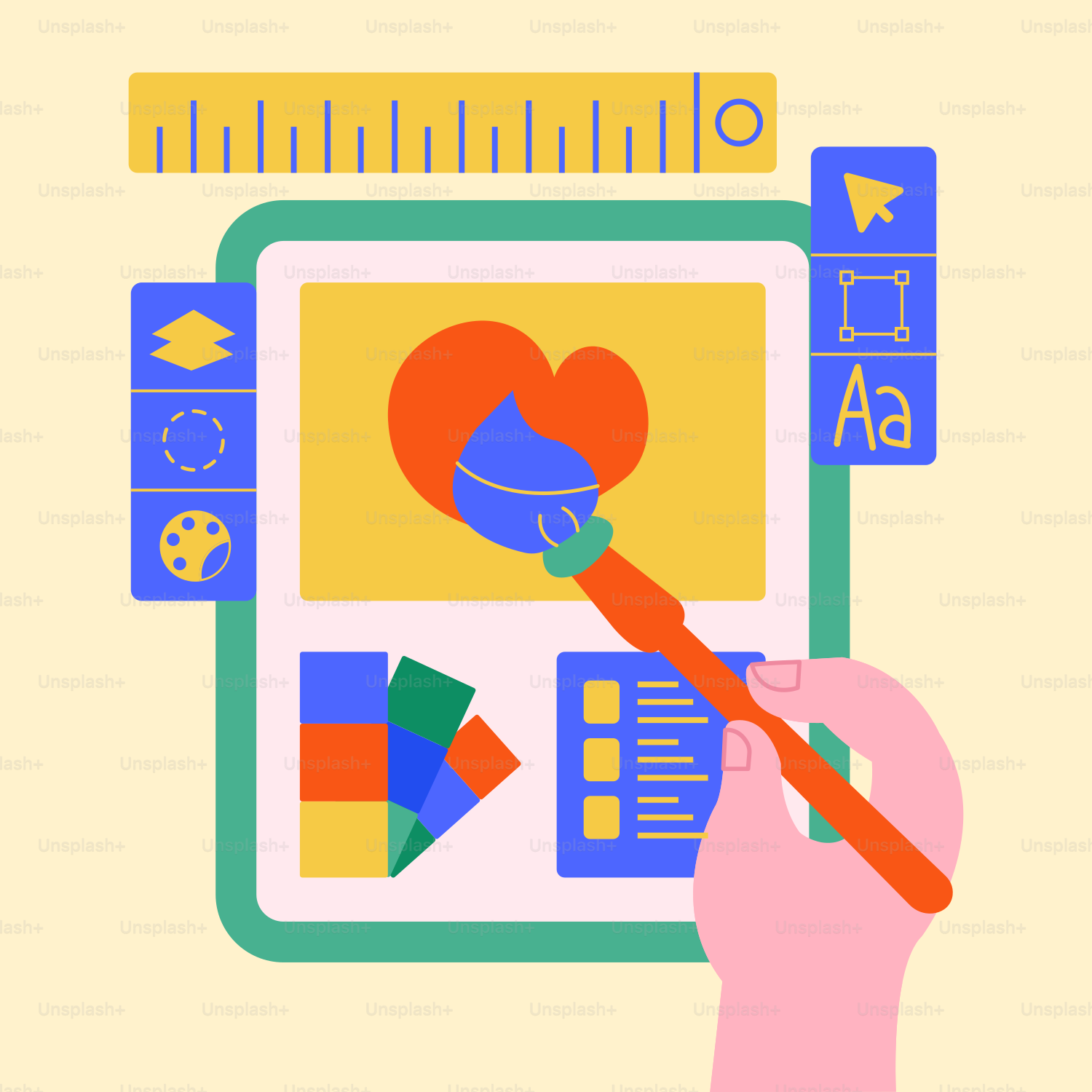 A hand holding a toothbrush in front of a computer screen