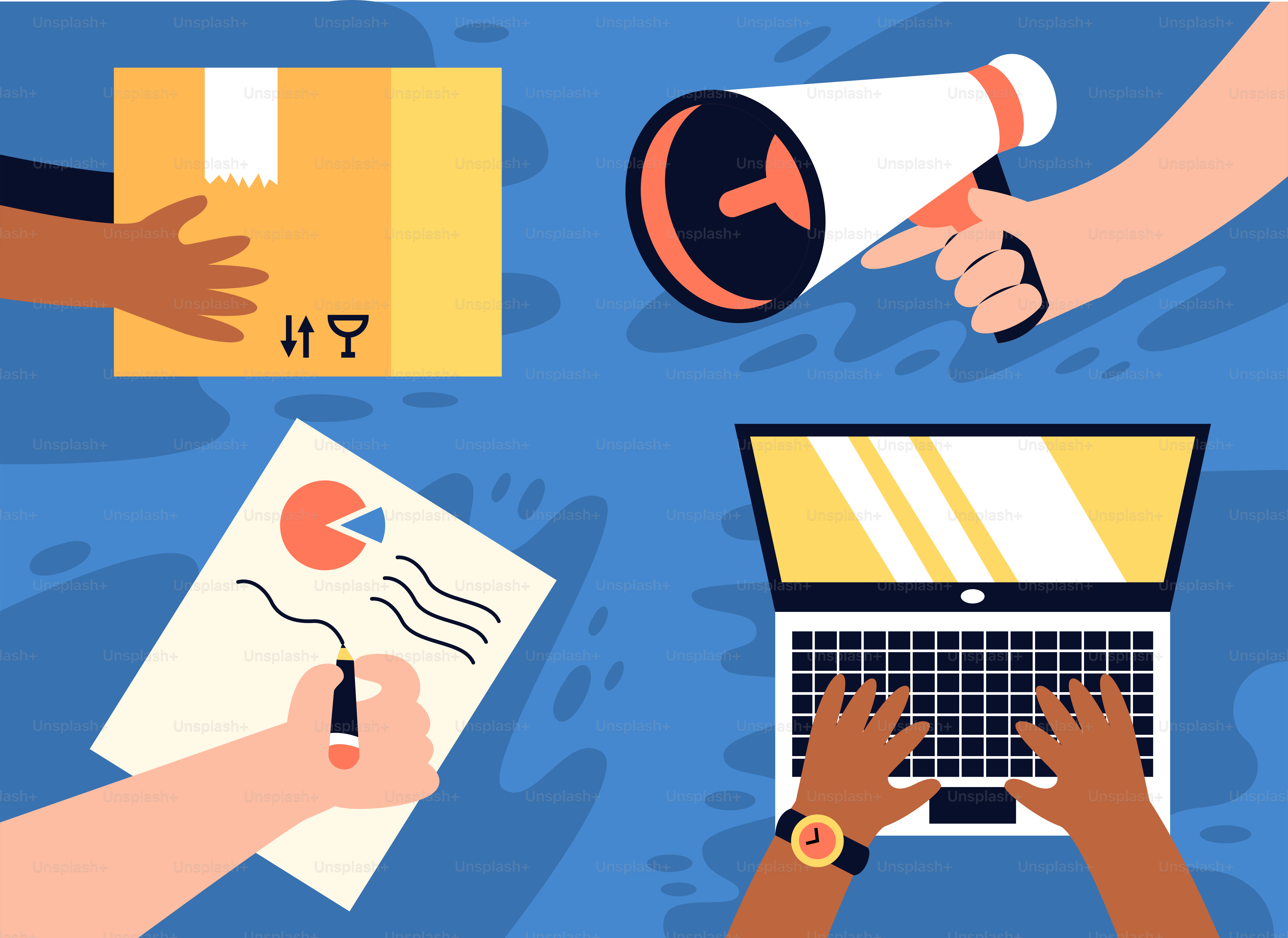 A group of people sitting around a laptop computer