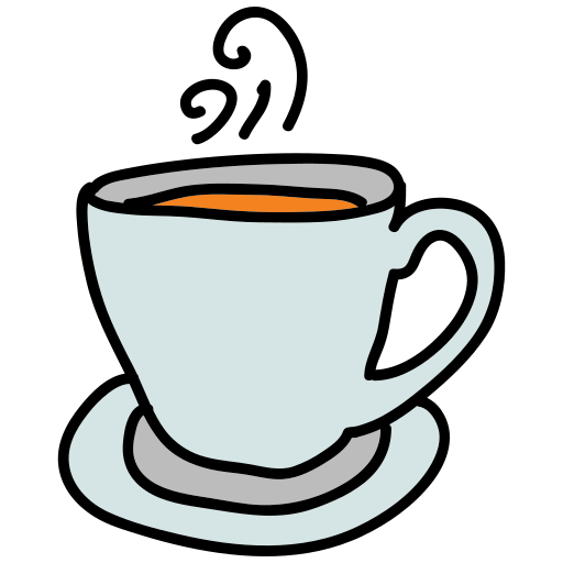 Una taza de café con vapor saliendo de ella