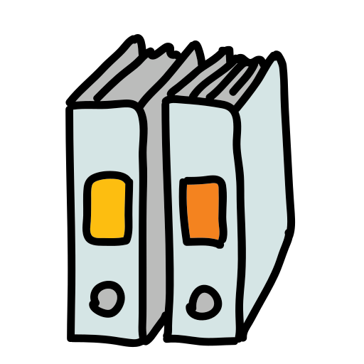 A couple of books sitting on top of each other