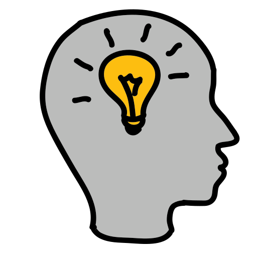 Eine Zeichnung einer Glühbirne im Inneren eines Kopfes Vektor – Bild zum  Thema Abstrakt auf Unsplash, image size:3000x3000