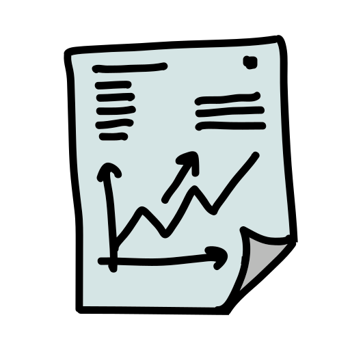 Un papier avec un graphique dessus
