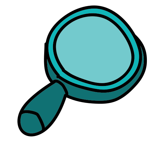 A magnifying glass on a white background vector – Illustration Image on  Unsplash, image size:3000x3000