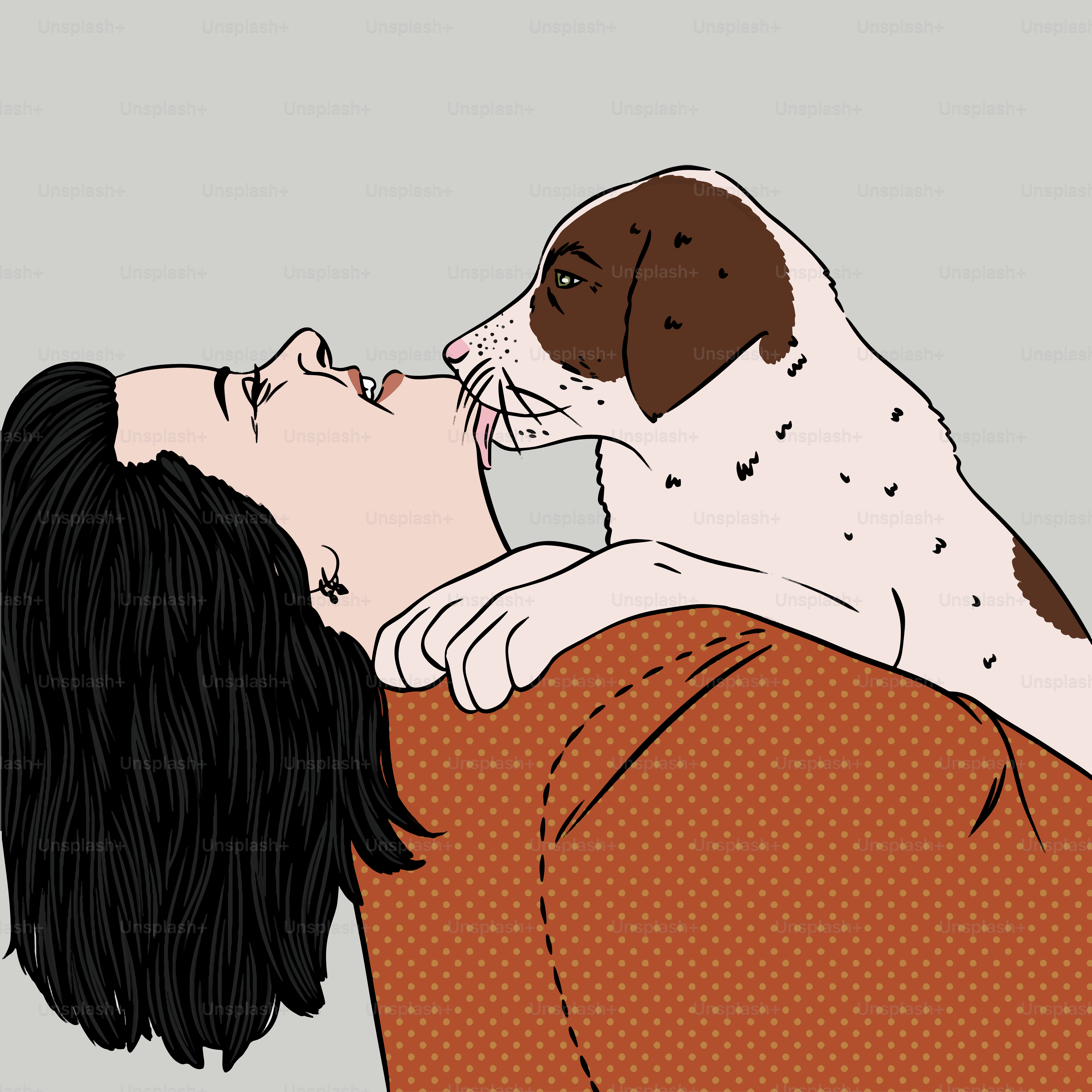 A man holding a dog in his arms