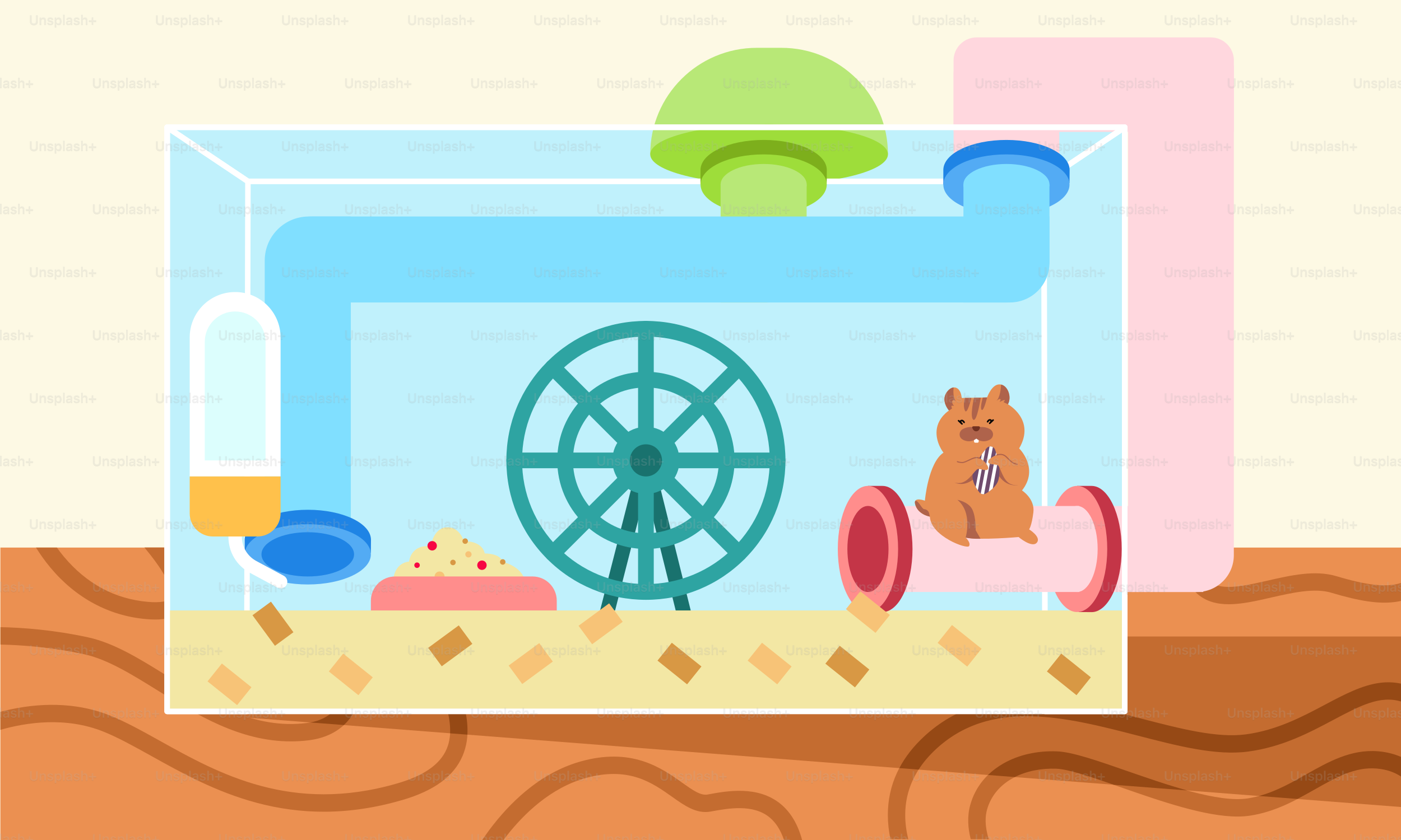 A computer screen with a picture of a teddy bear on it