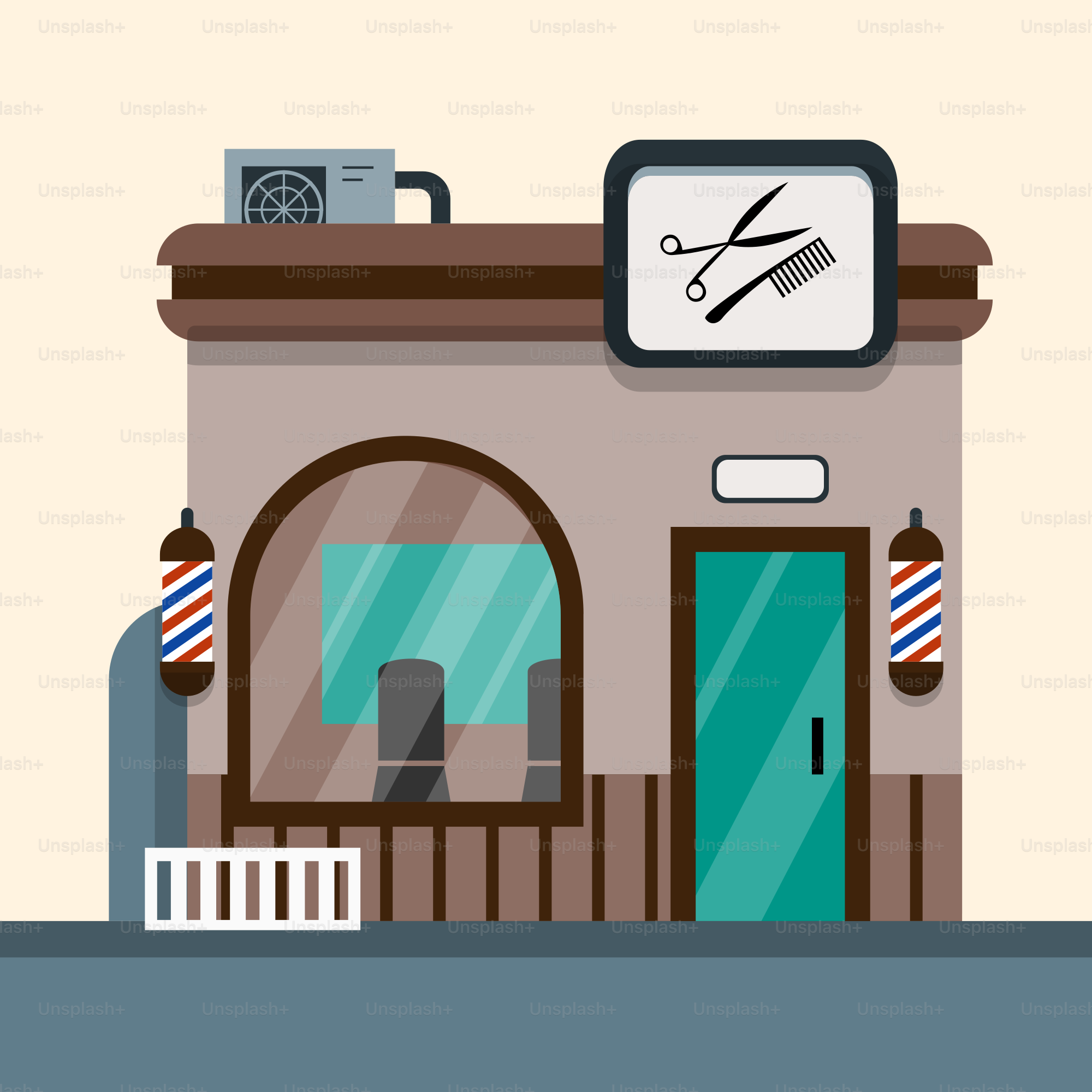 Ein Gebäude mit einer Uhr auf dem Dach