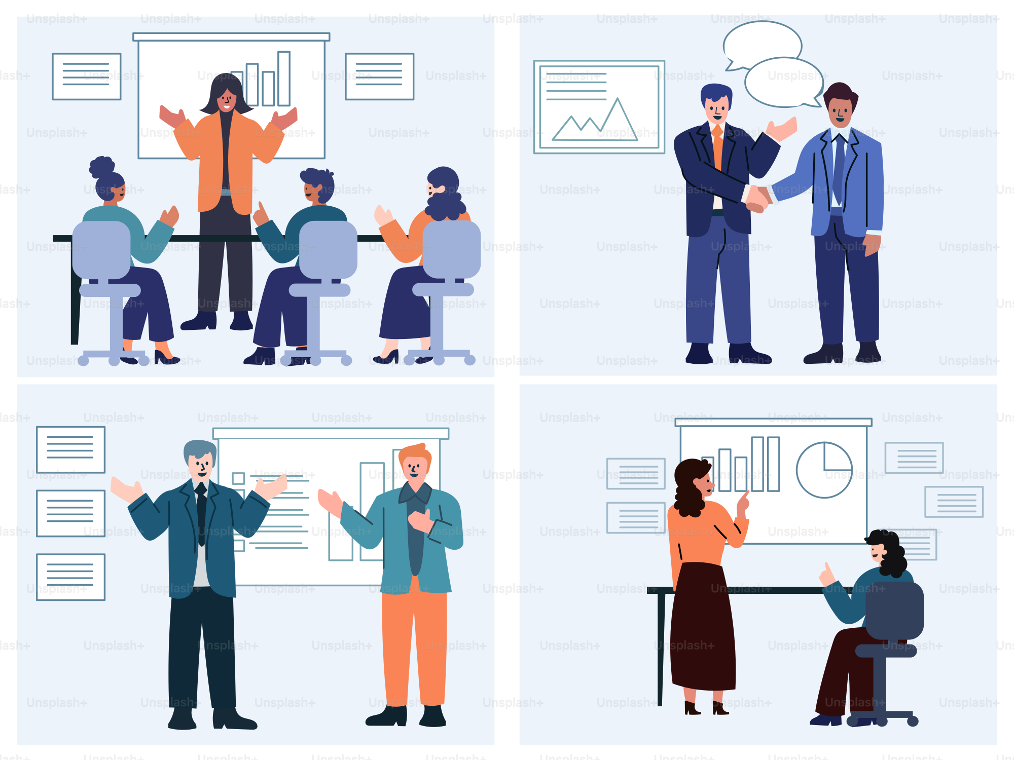 Un groupe de personnes debout autour d’un tableau blanc