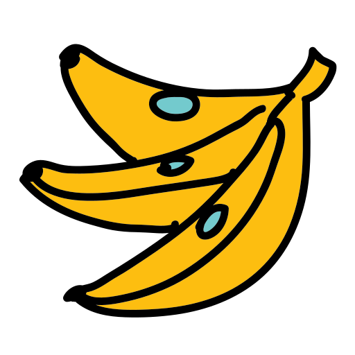 A yellow banana with drops of water on it