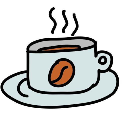 A cup of coffee on a saucer