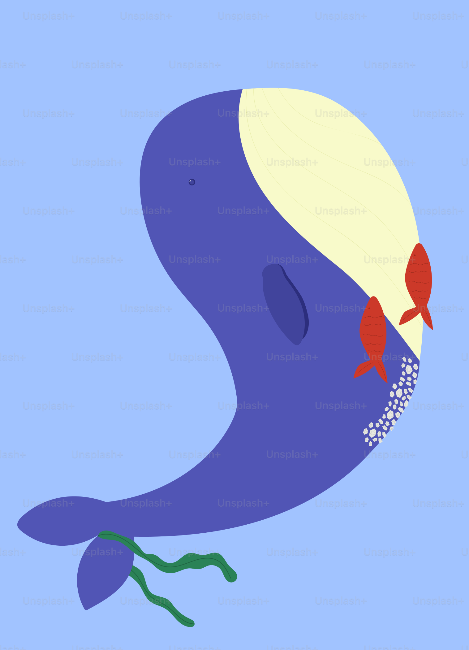 A blue bird with a white head and a red beak