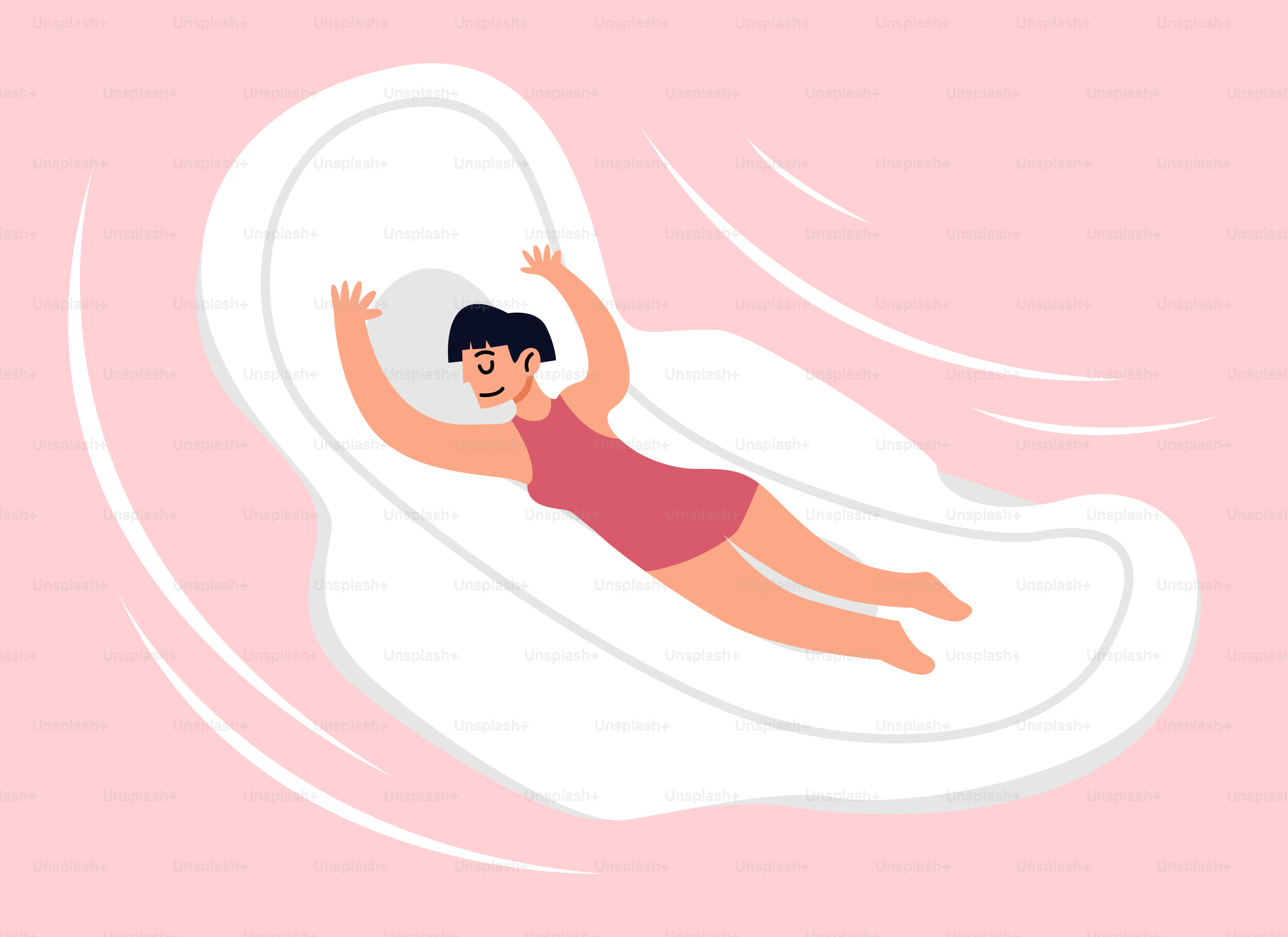 A woman is floating on a surfboard in the water