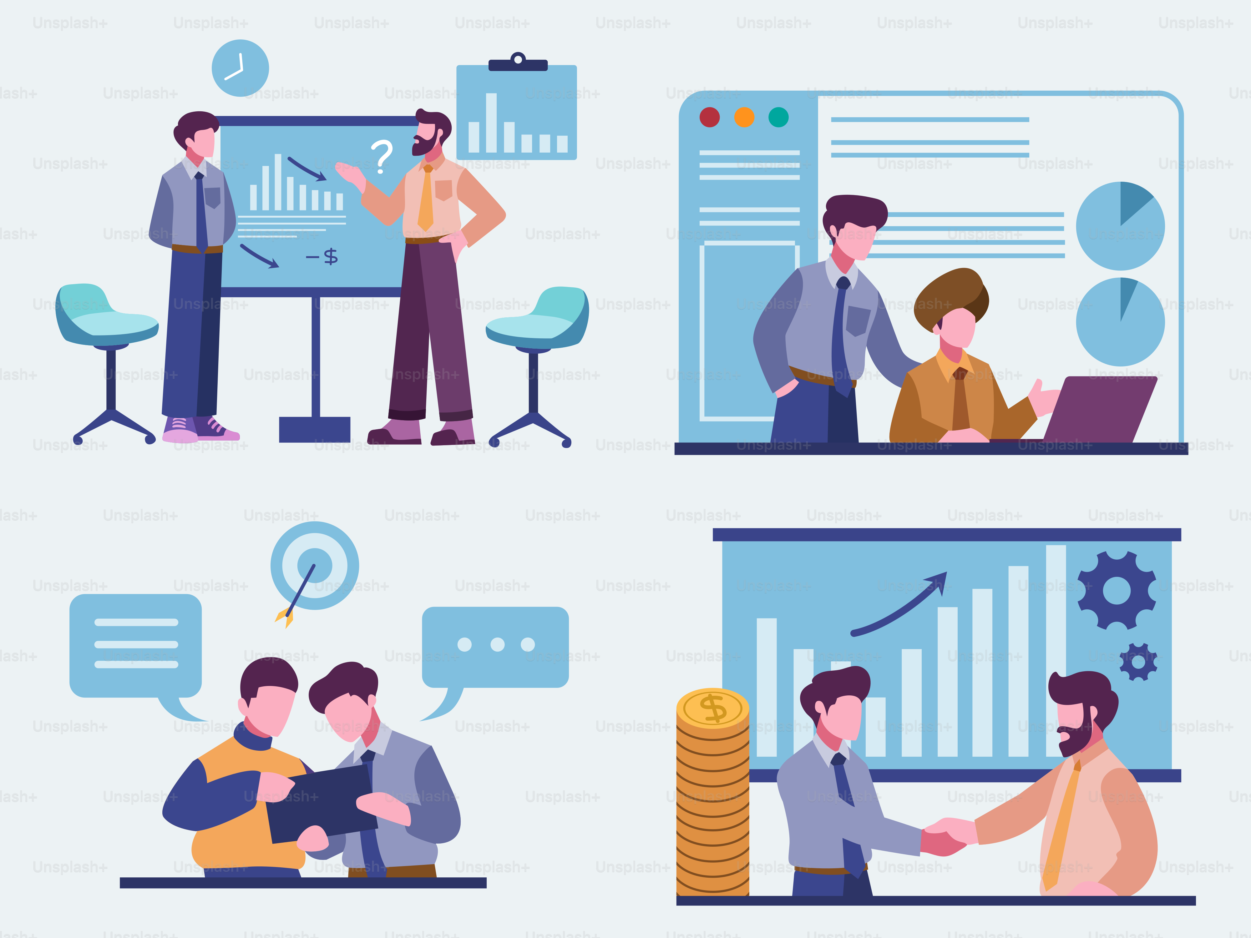 A group of people sitting around a table