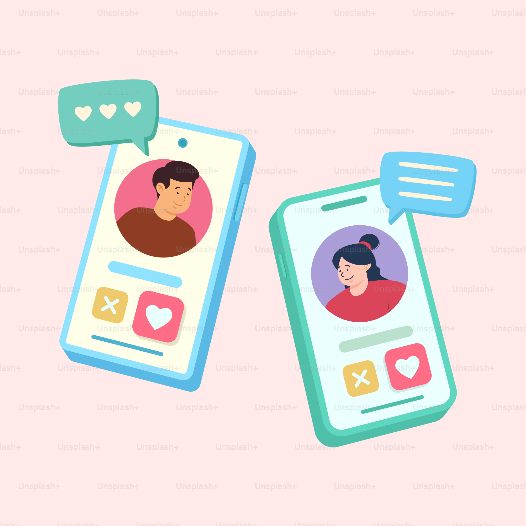 A couple of cell phones sitting next to each other