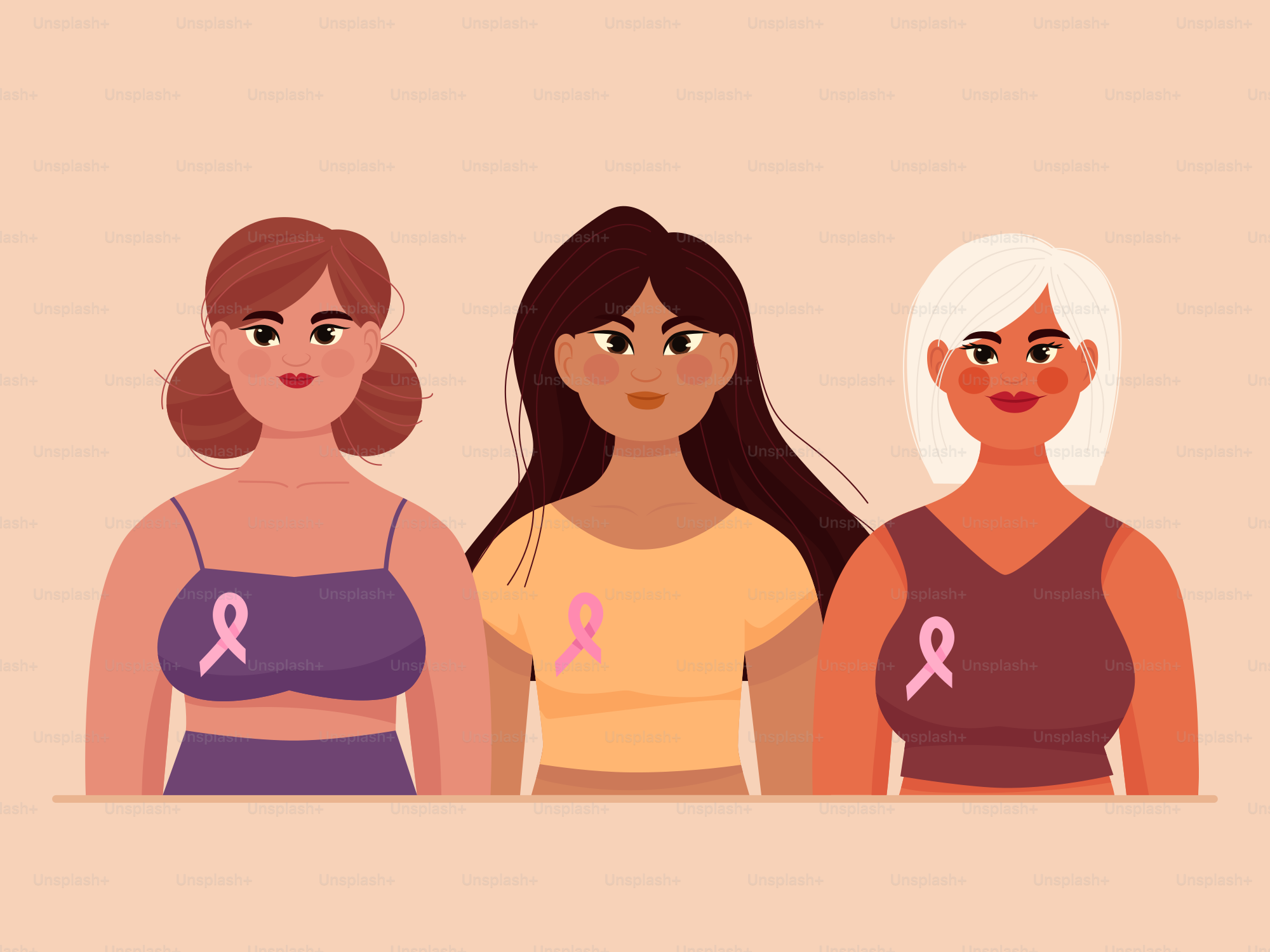 A group of women with breast cancer