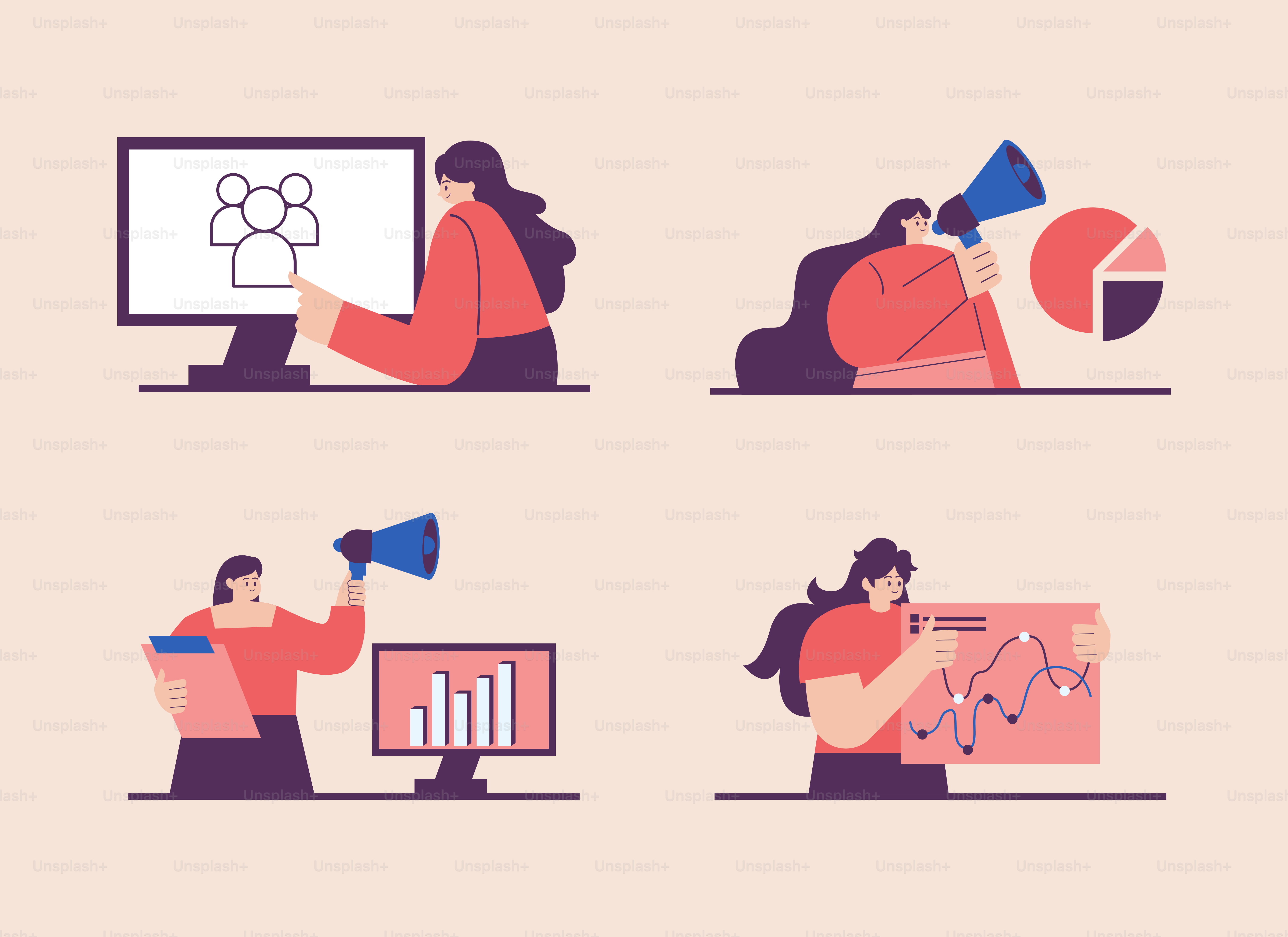 Eine Person, die an einem Schreibtisch mit einem Laptop und einem Lautsprecher sitzt