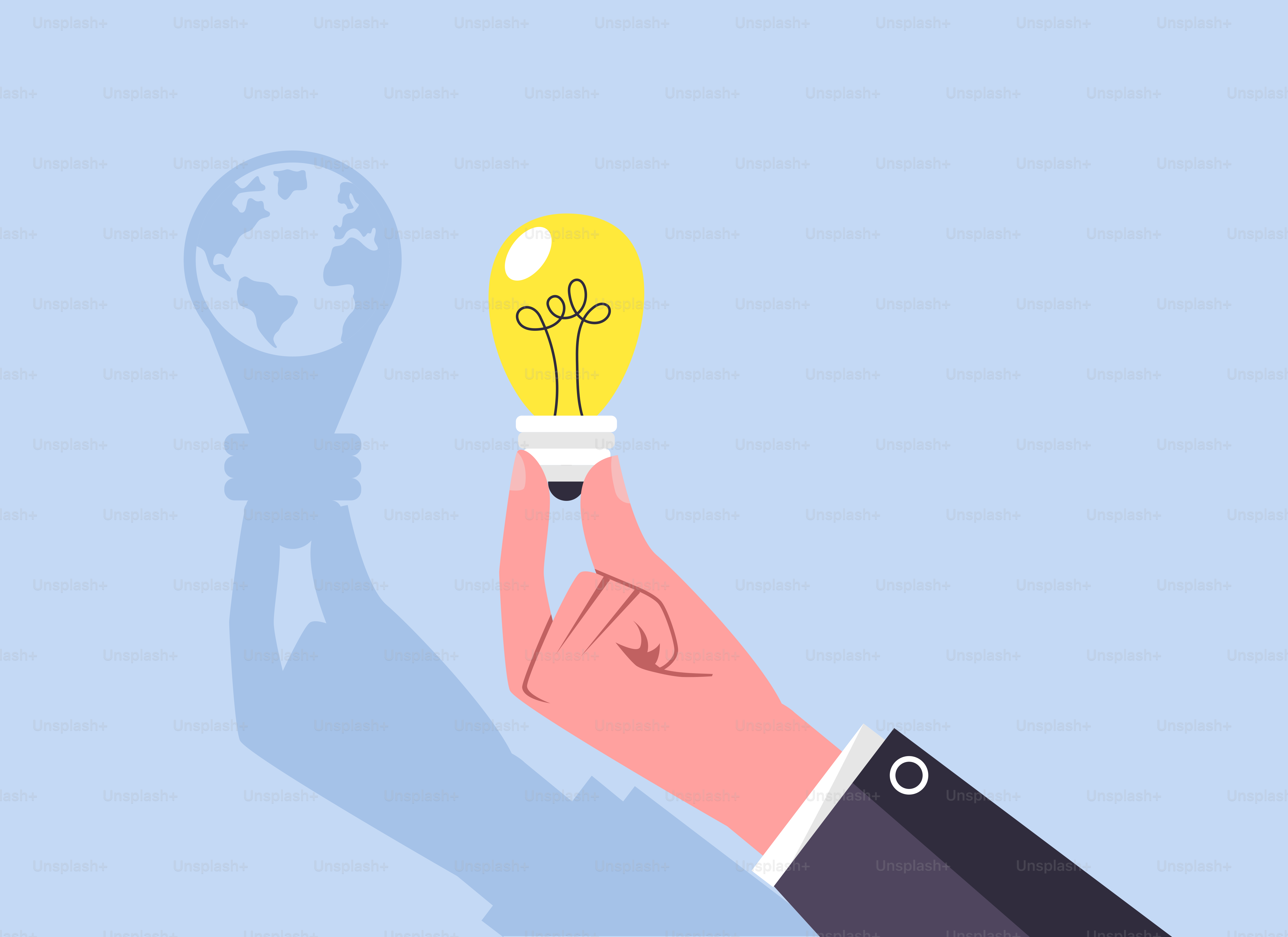 A person holding a light bulb in their hand