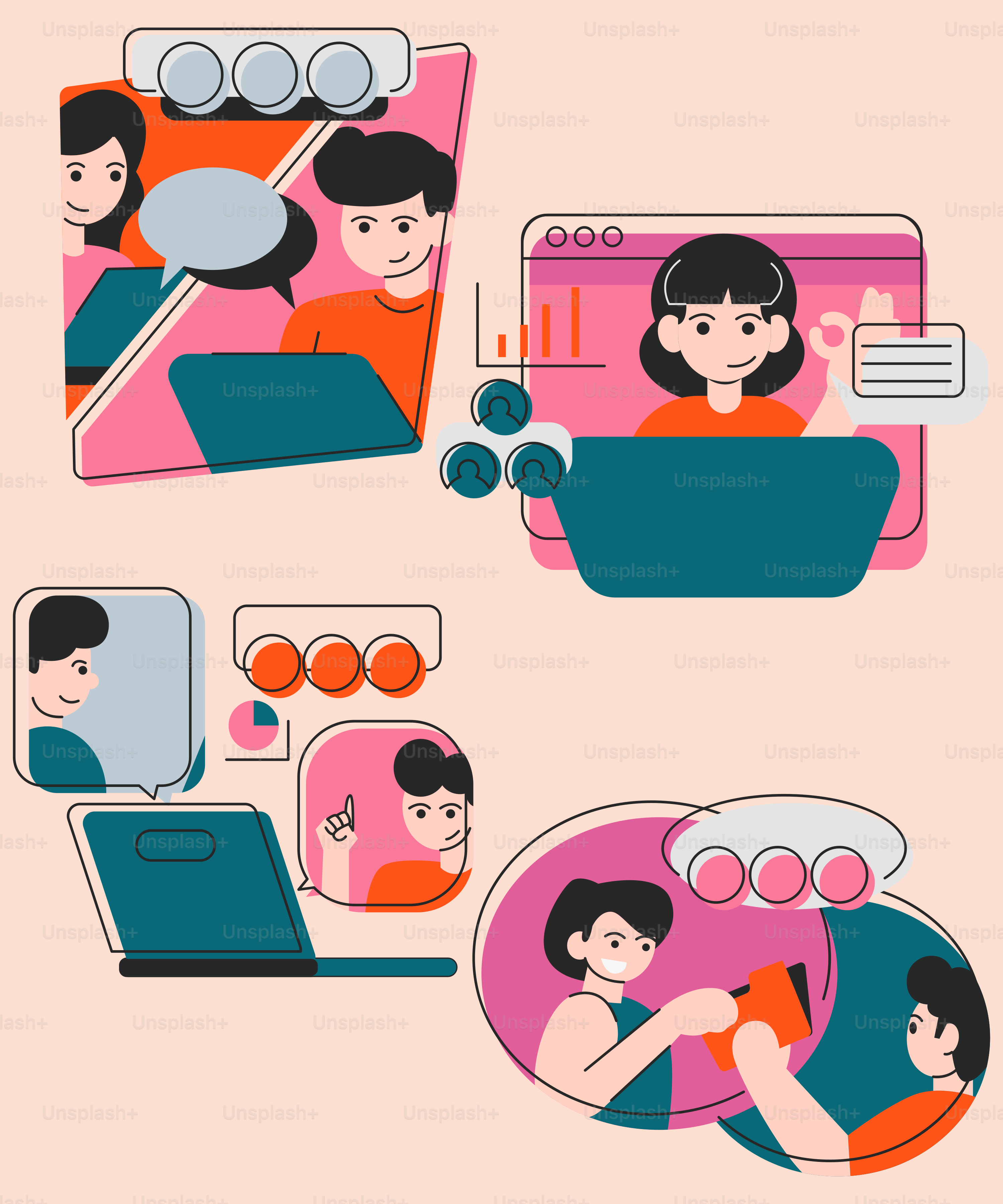 A couple of people sitting in front of a laptop computer