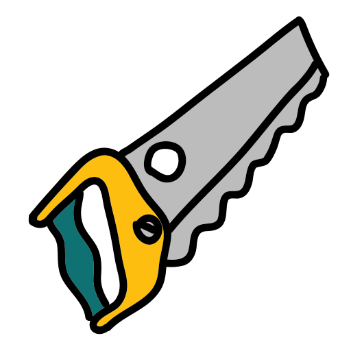 A pair of scissors with a yellow handle