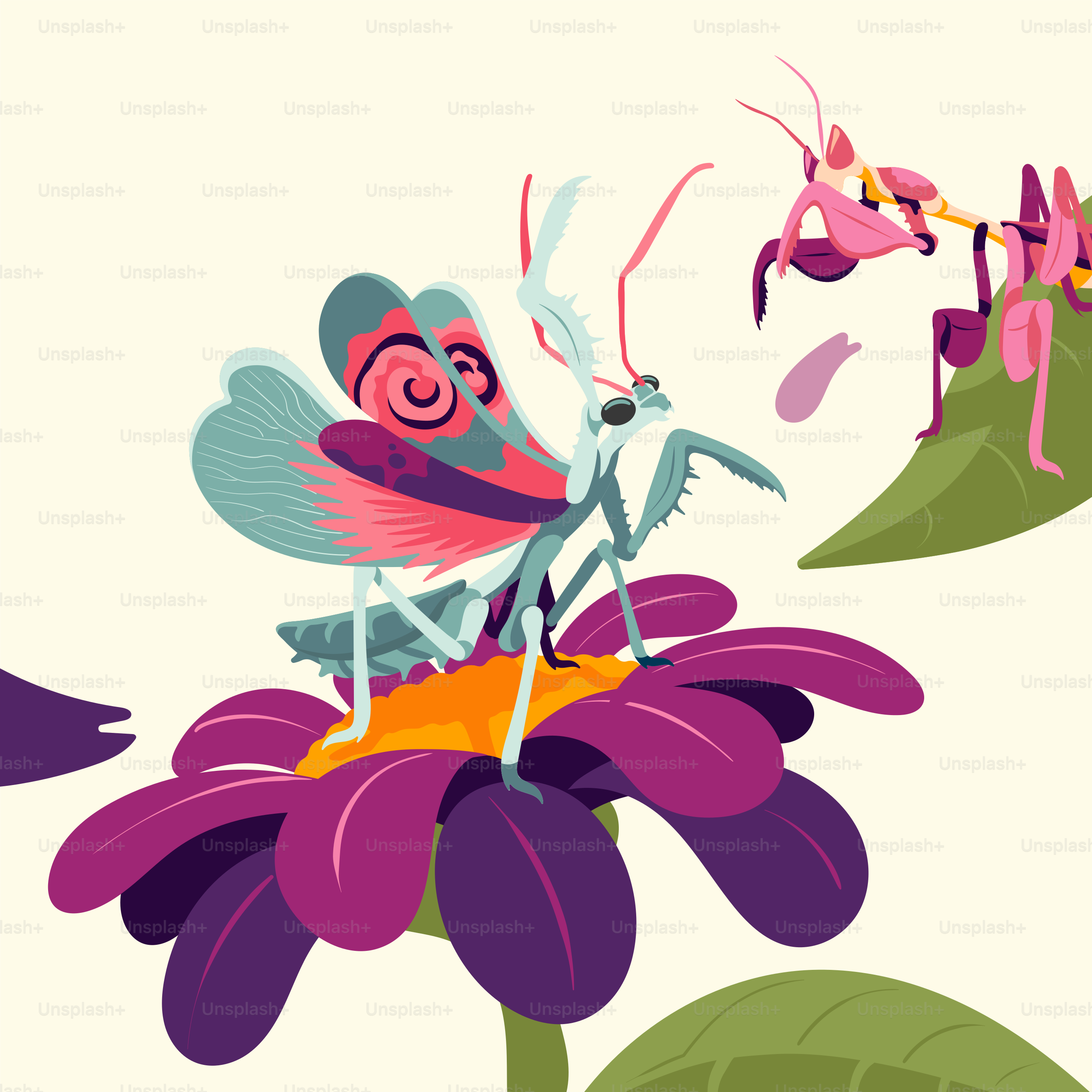 A picture of a bug on a flower