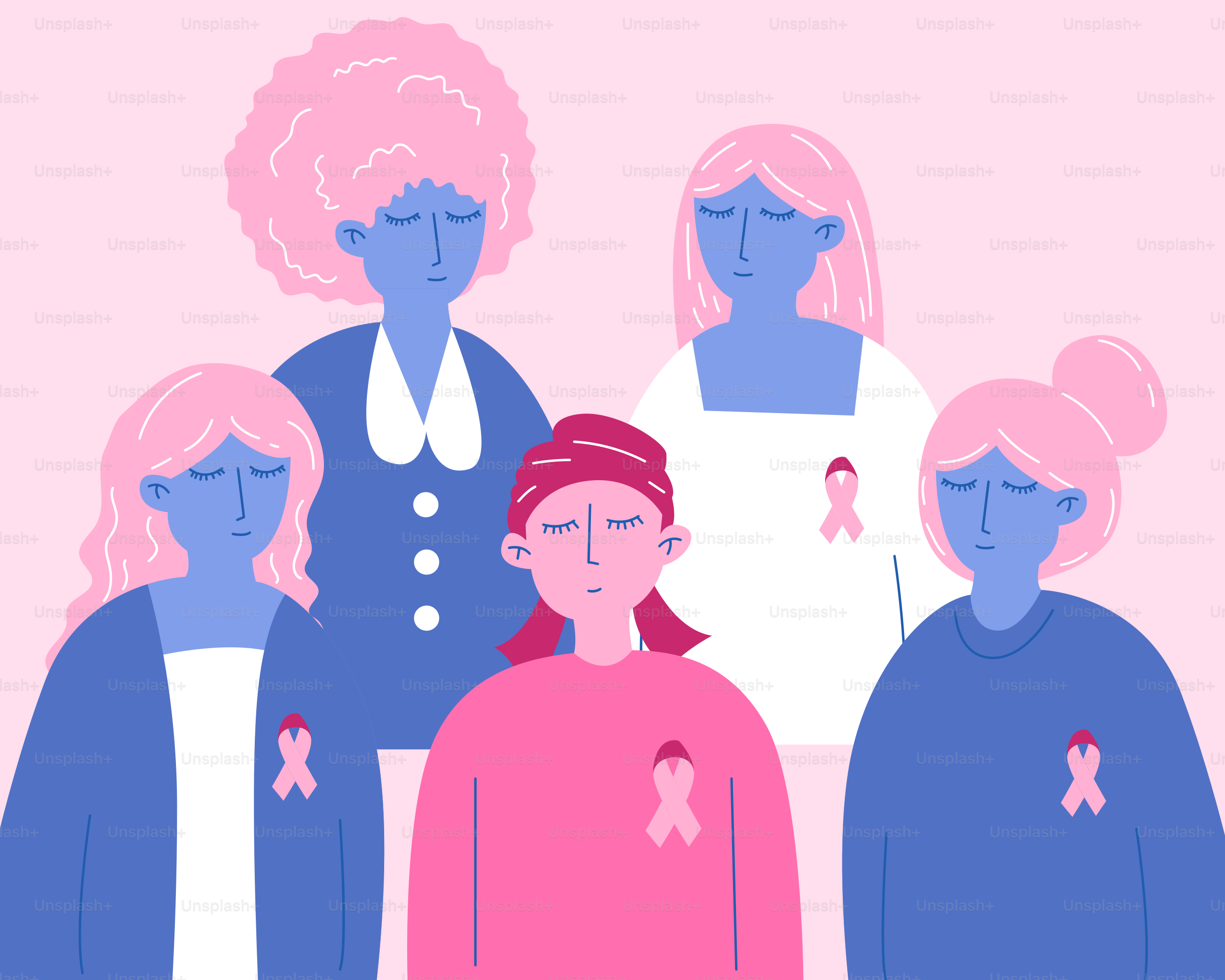 A group of women with breast cancer
