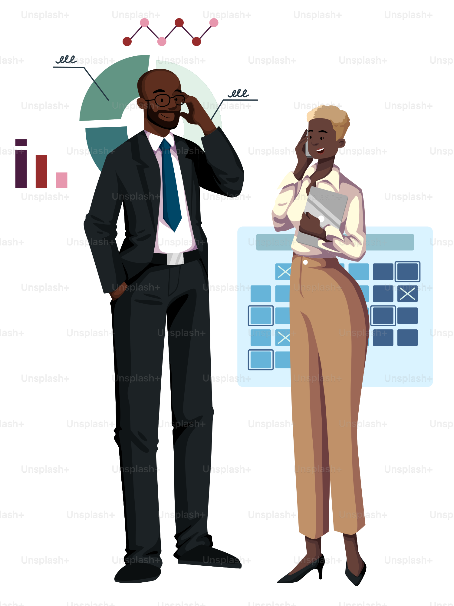 Quelques personnes debout côte à côte