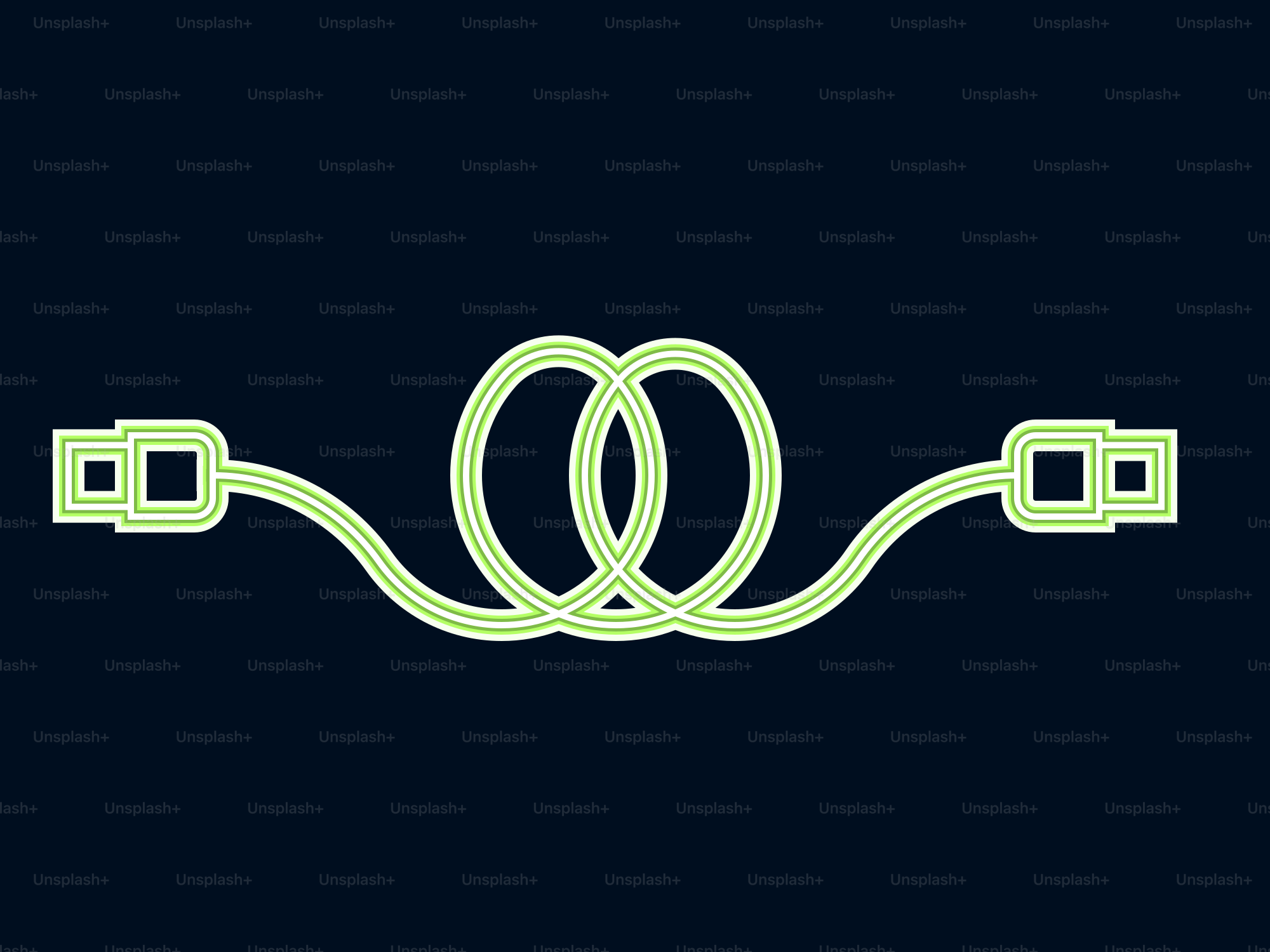 A couple of lights that are connected to each other