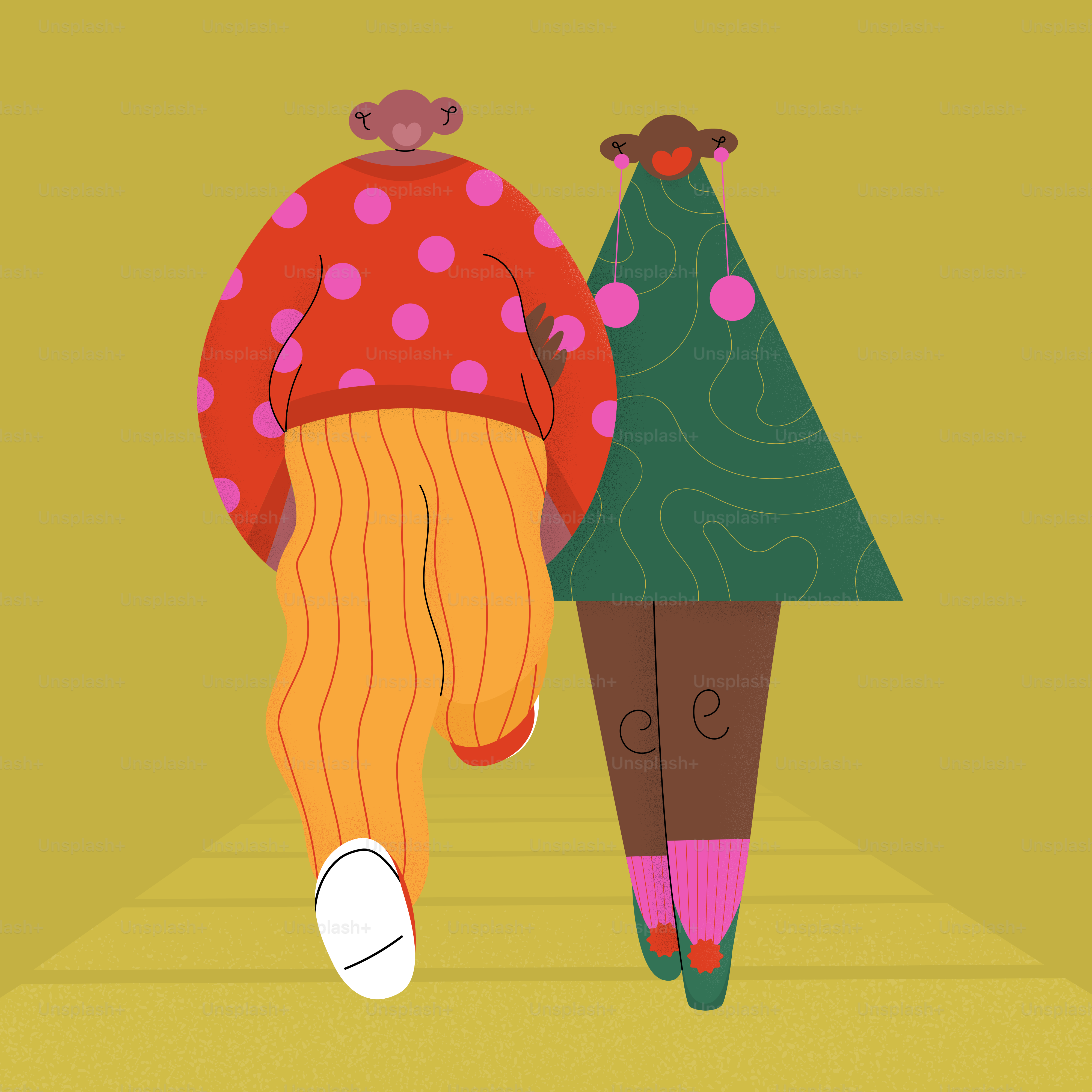 Un par de personas que caminan juntas vector – Imagen de Otoño en Unsplash, image size:3000x3000