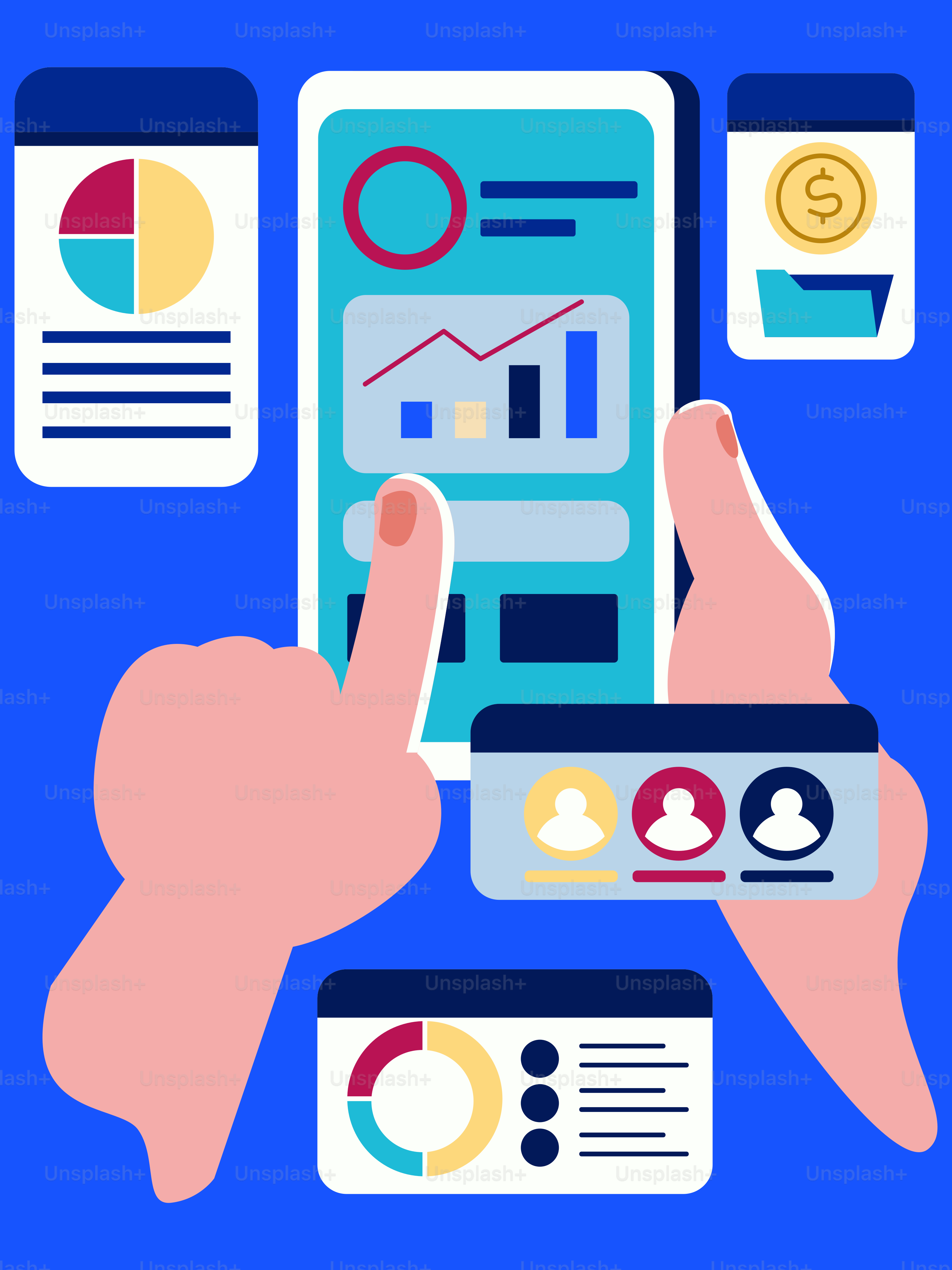 A person holding a smart phone in their hands