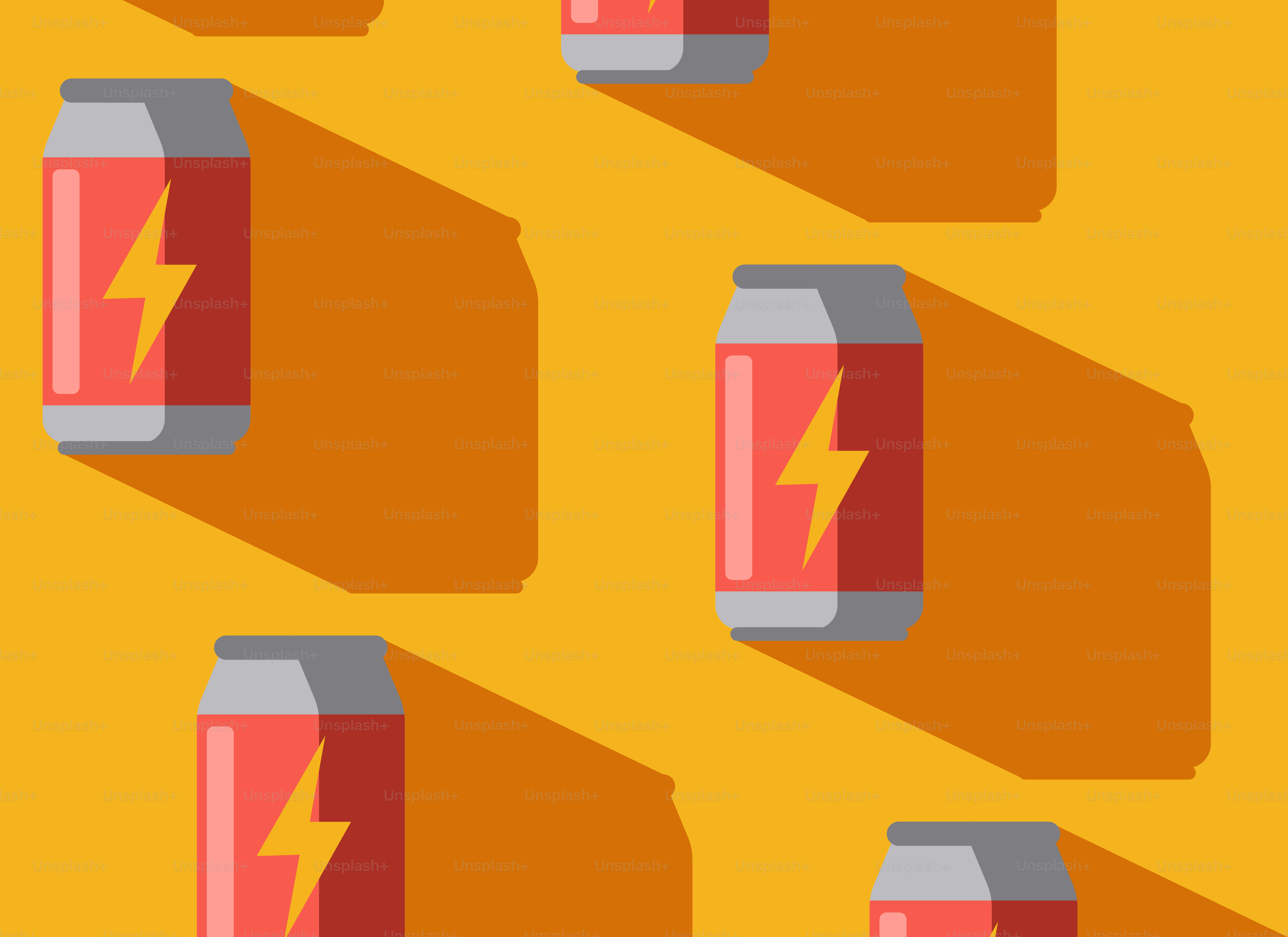 A can of soda with a lightning symbol on it