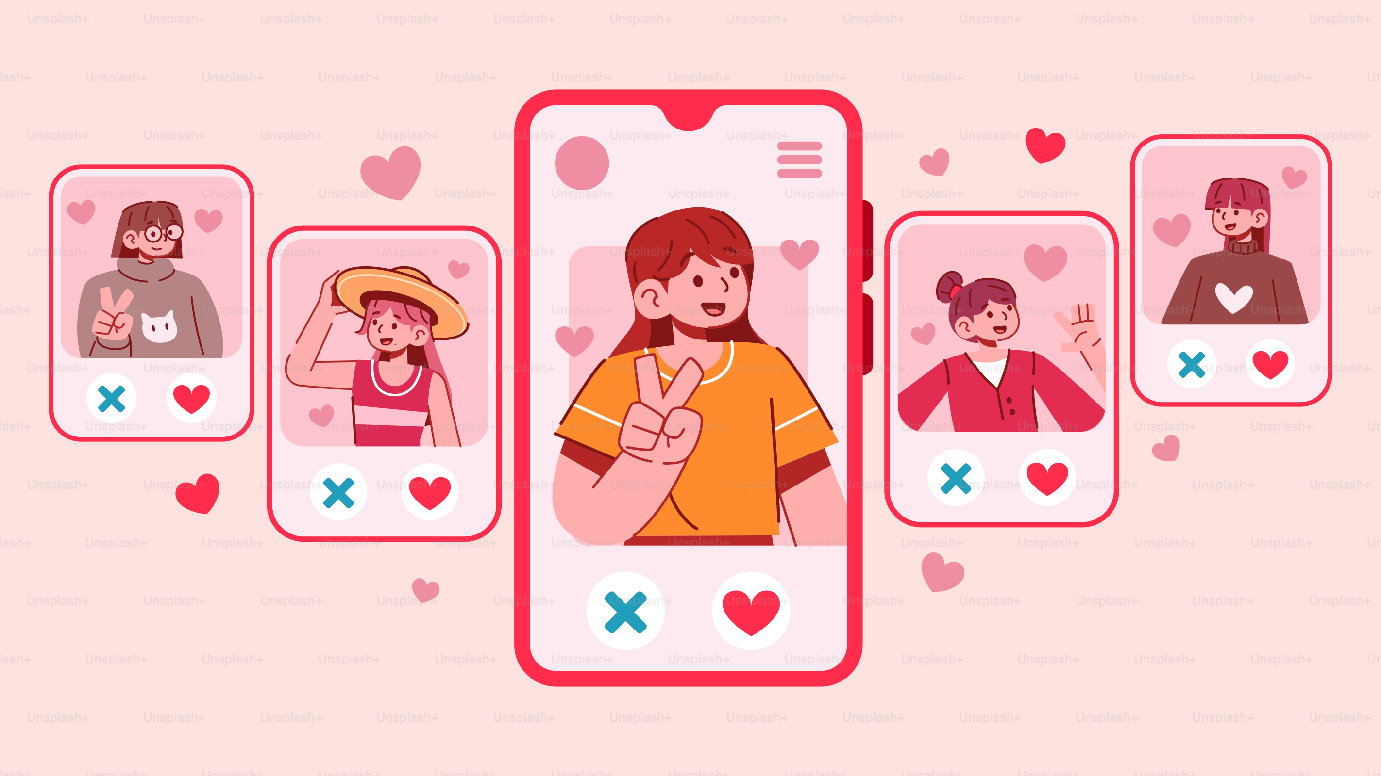 A group of people on a cell phone