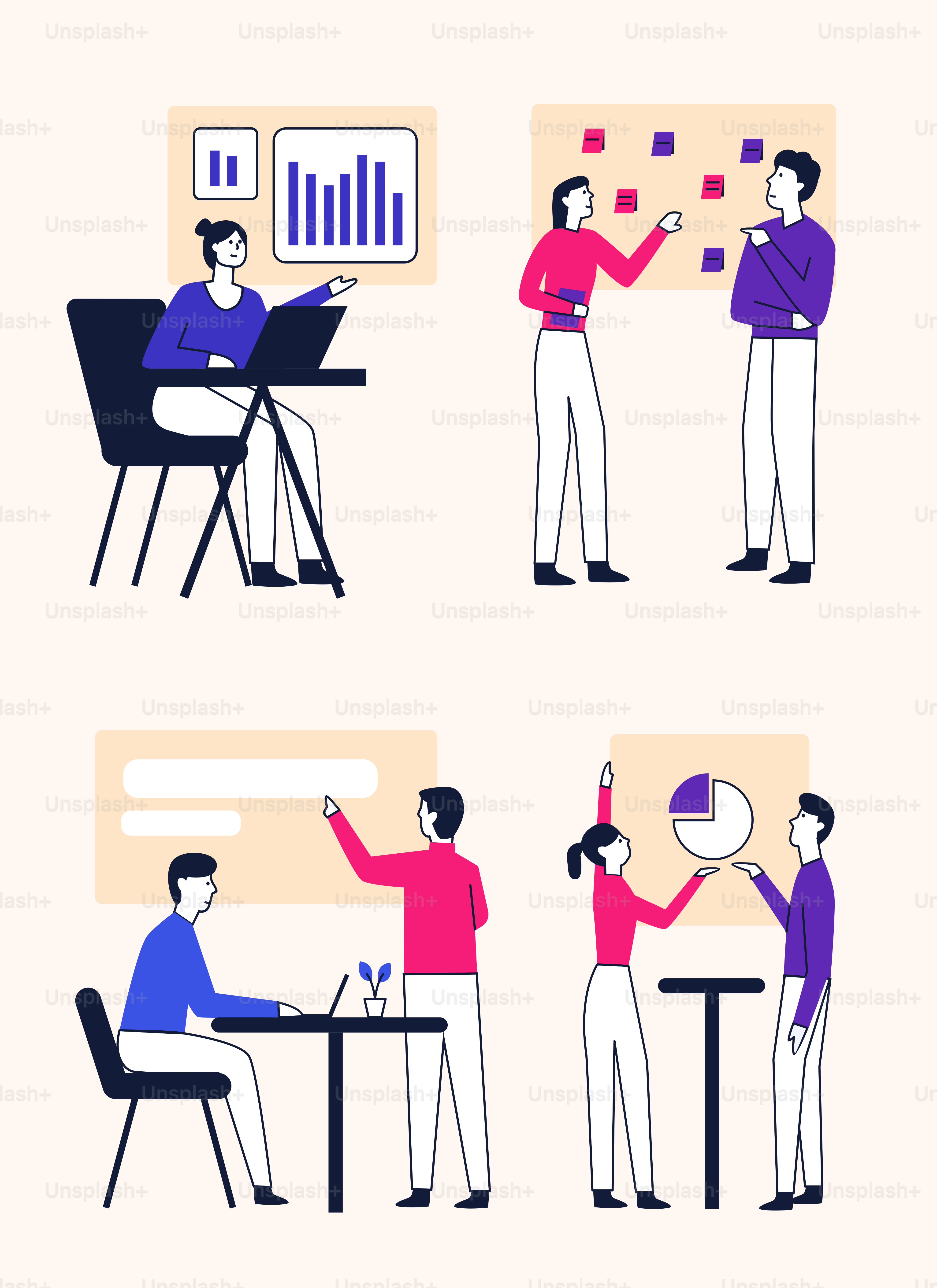 A group of people standing around a table