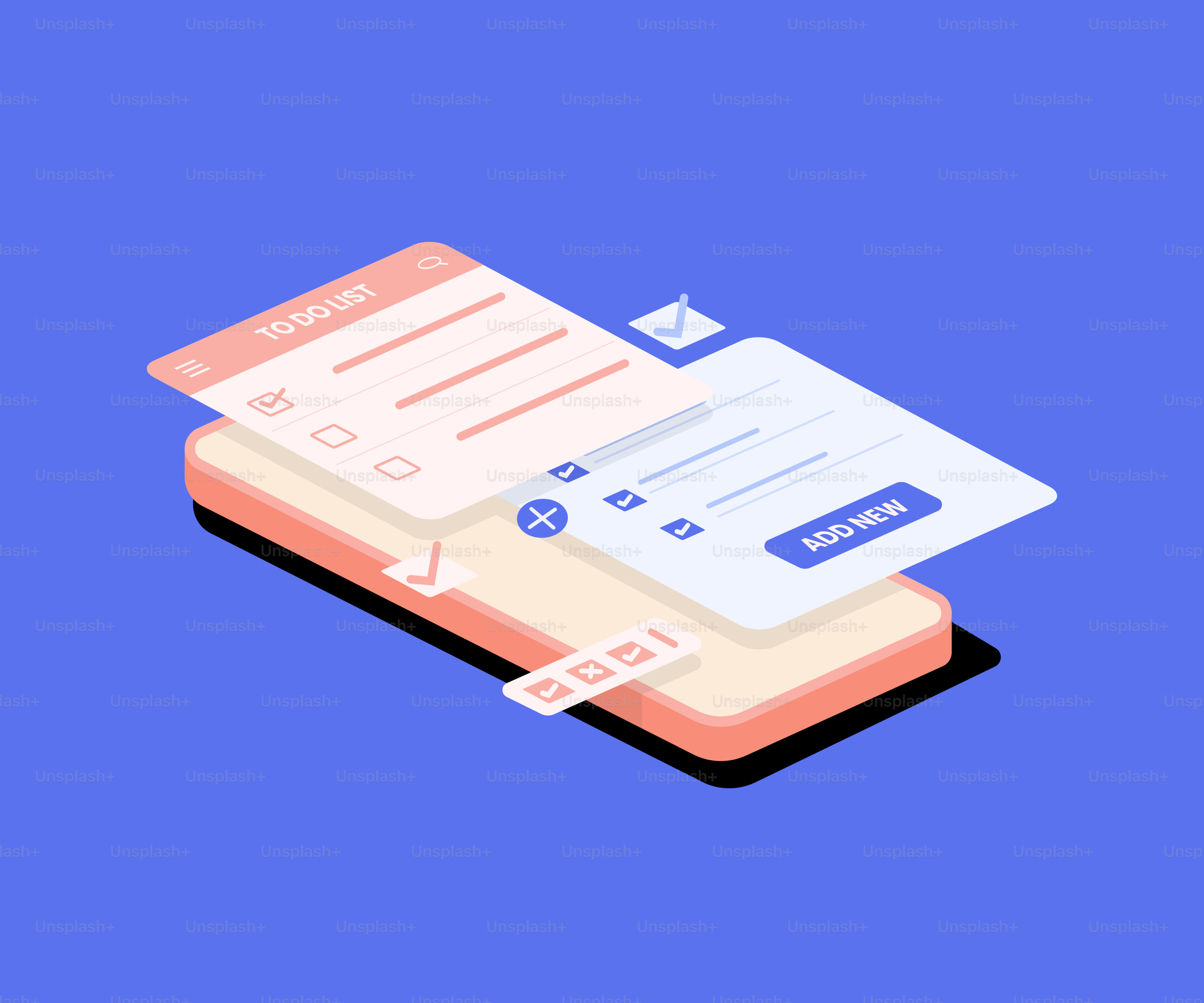 A mobile phone with a check card attached to it