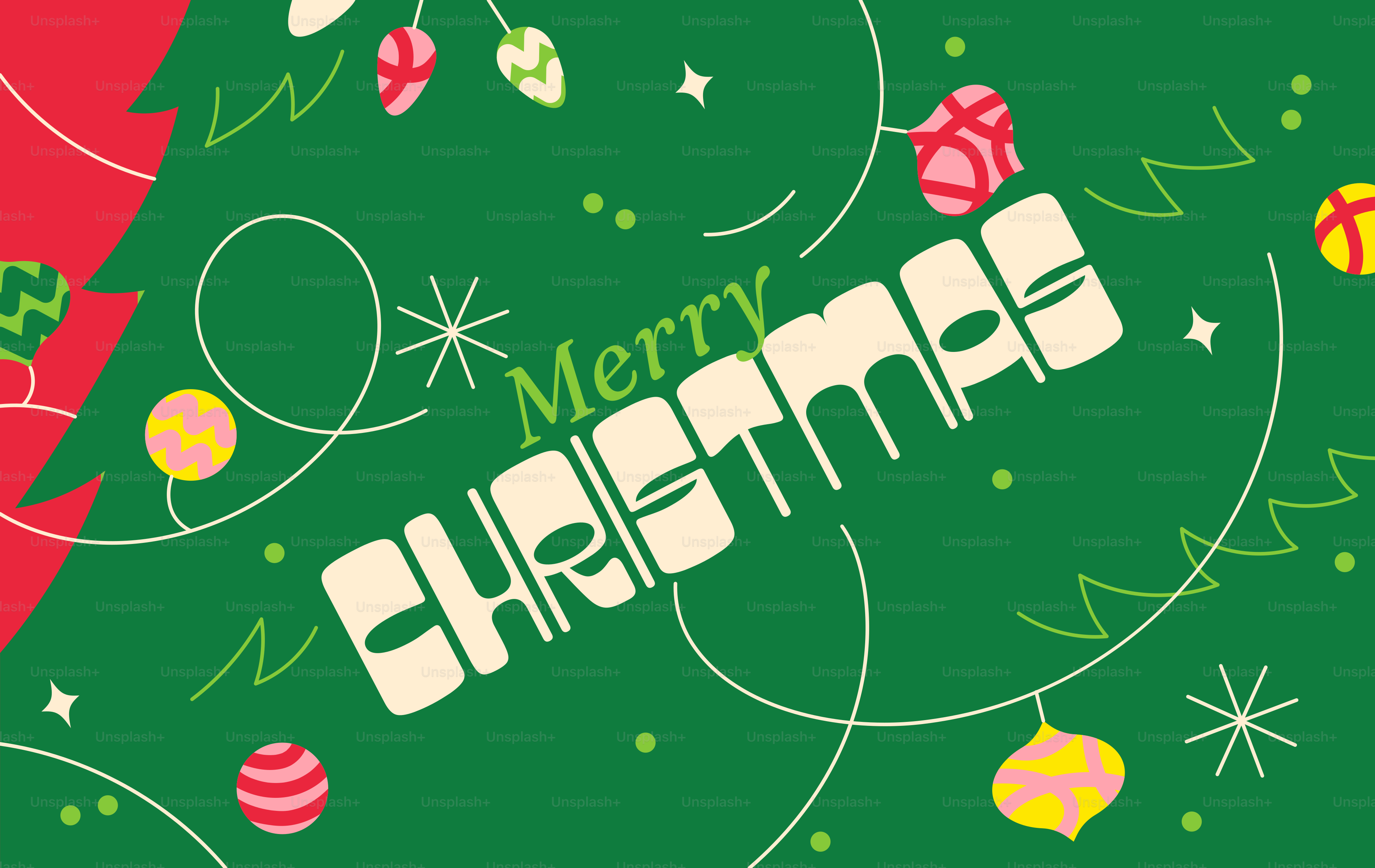 Un joyeux sapin de Noël avec des cadeaux dessus