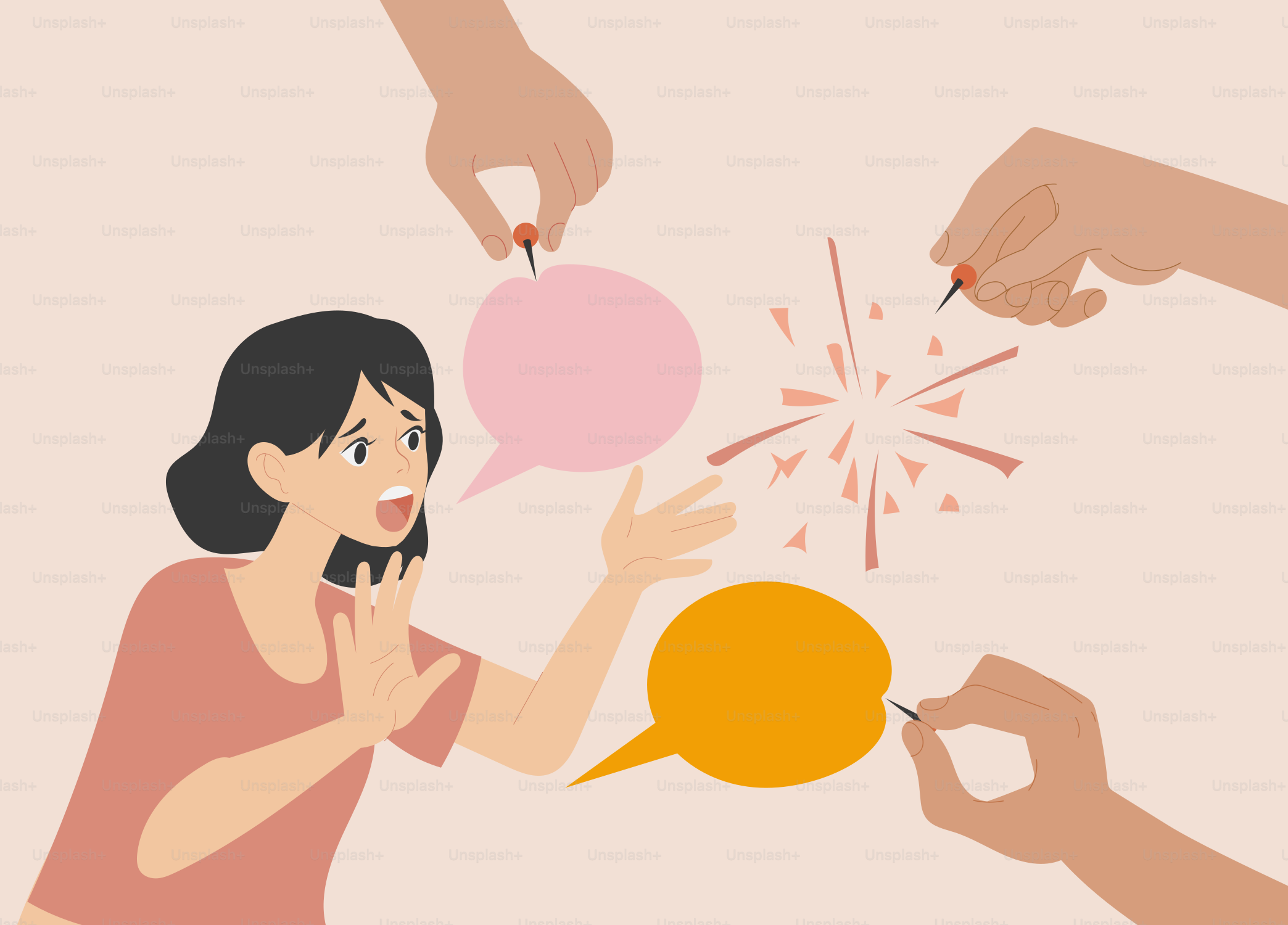 Un groupe de personnes tenant des ballons et des feux d’artifice